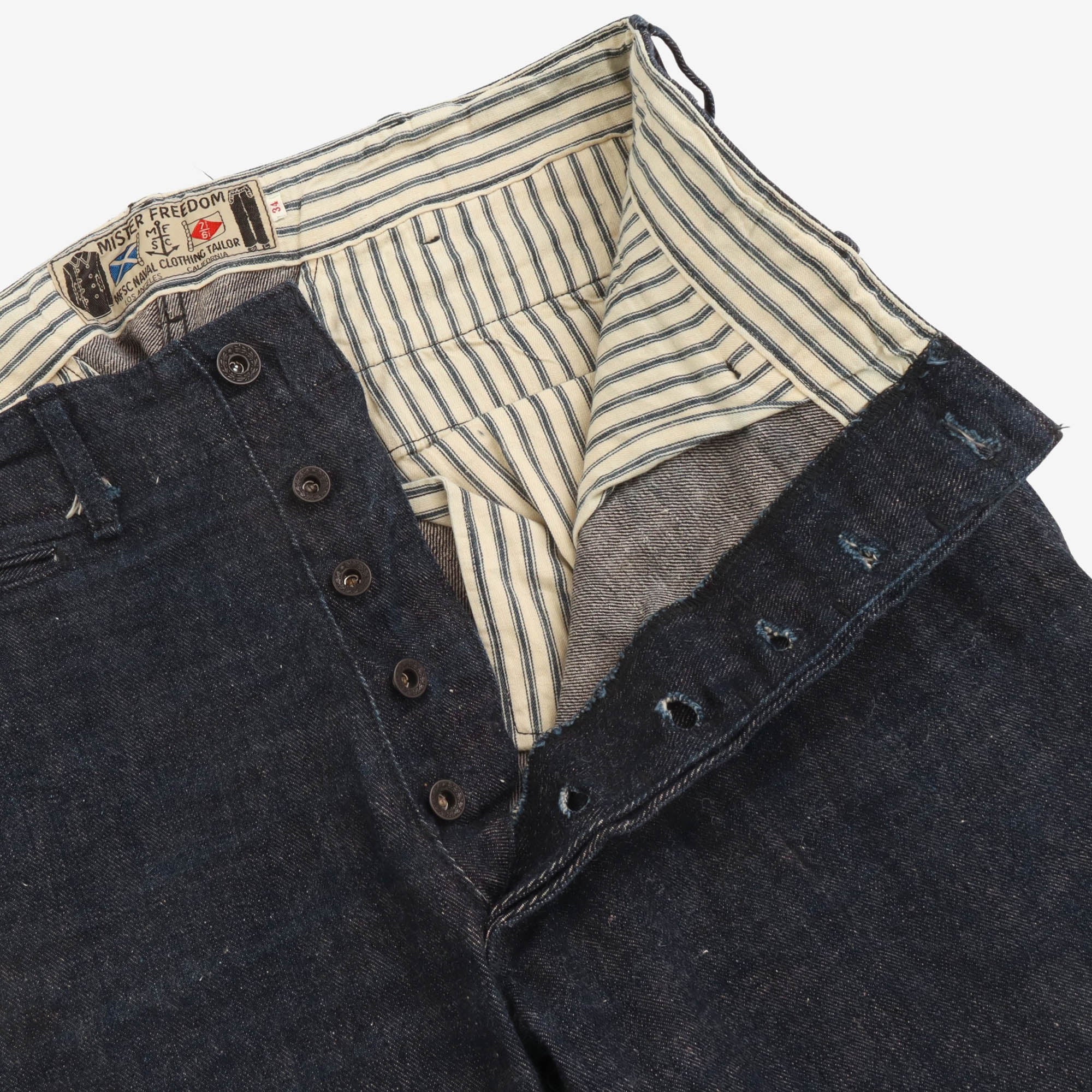 12oz Denim Naval Chinos (32W x 30.5L)