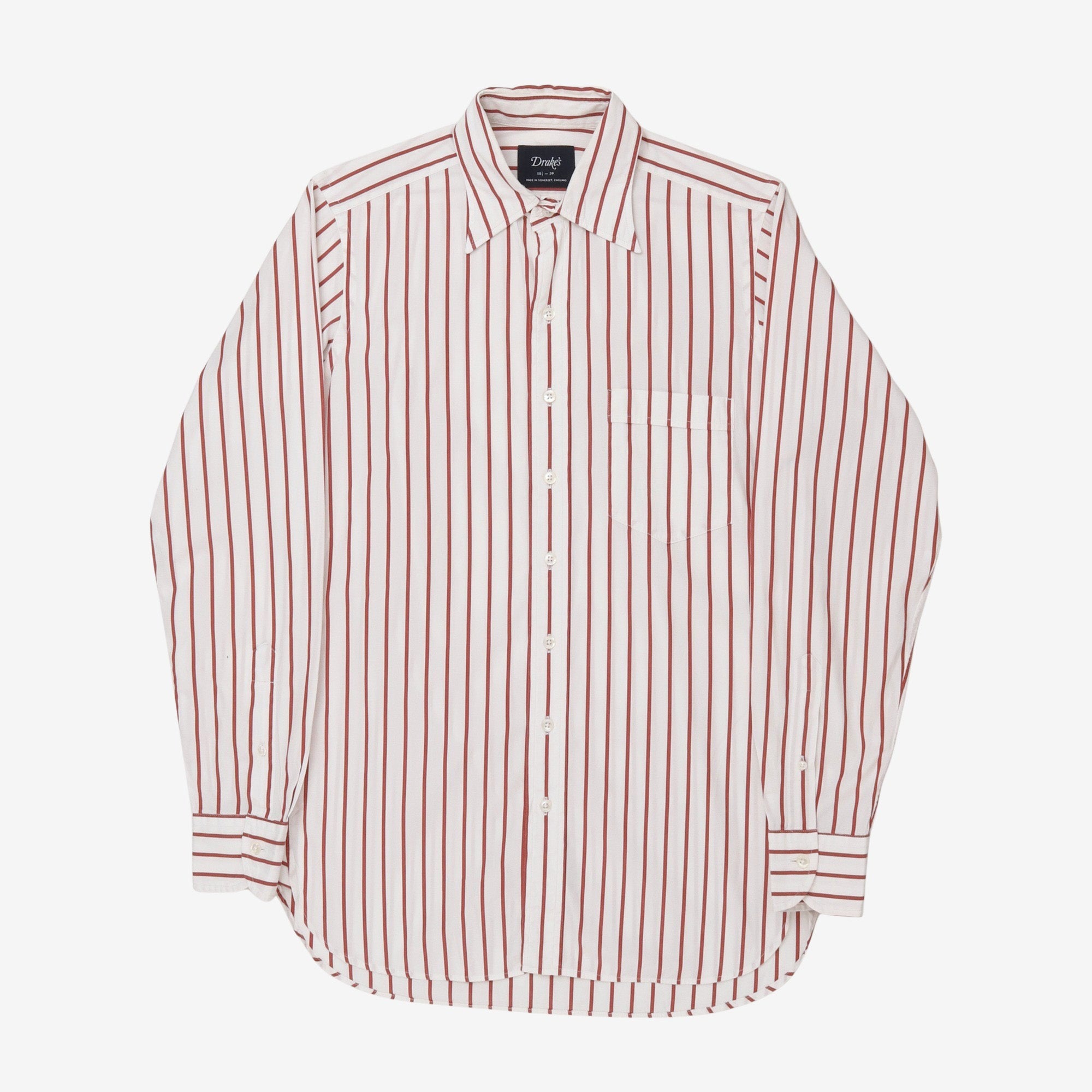 Narrow Stripe Poplin Shirt