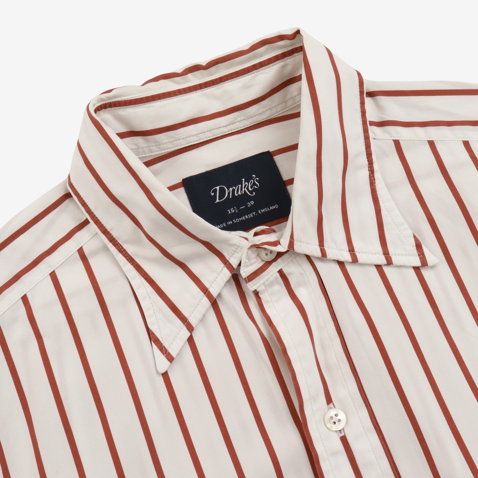 Narrow Stripe Poplin Shirt