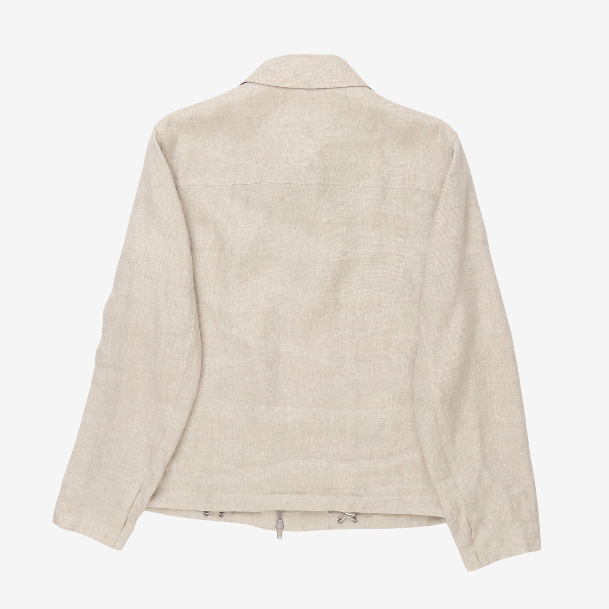 Linen Bomber Jacket