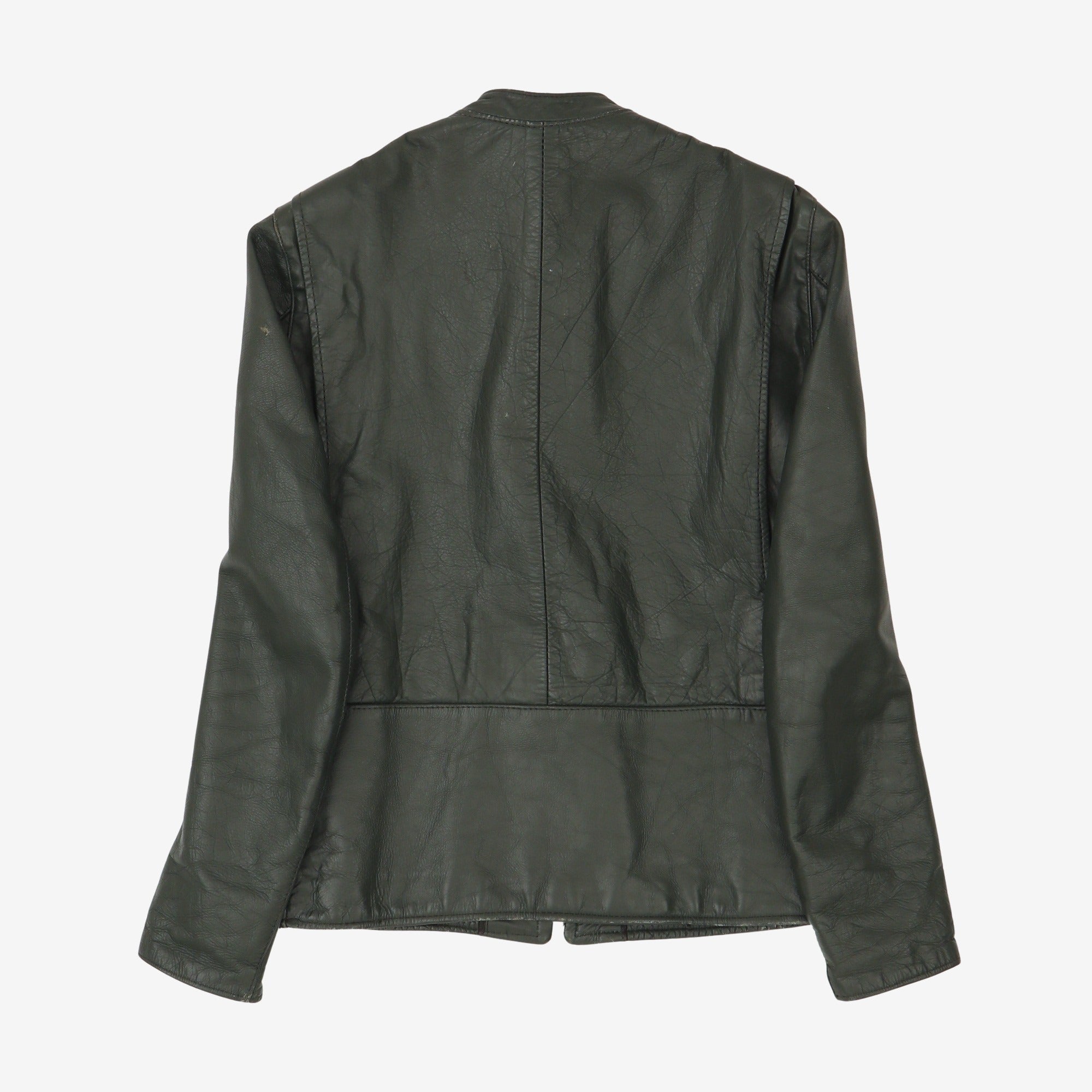 Vintage 1970s Cafe Racer Leather Jacket