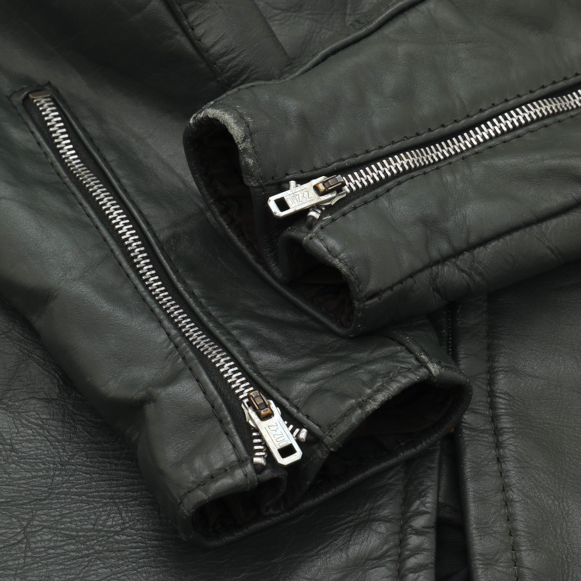 Vintage 1970s Cafe Racer Leather Jacket