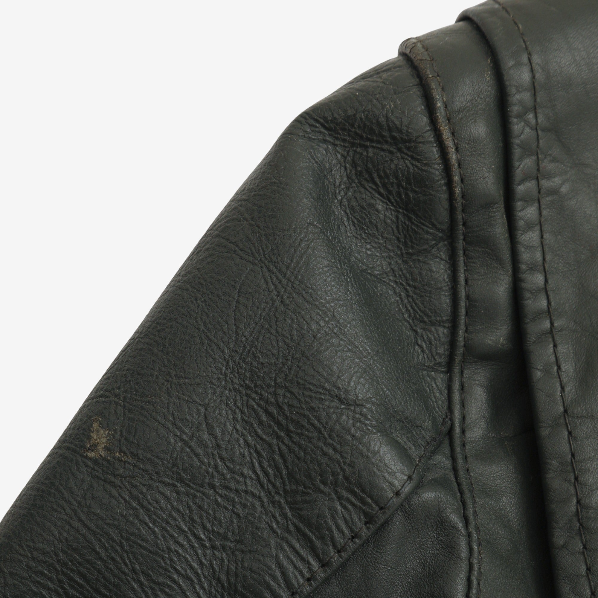 Vintage 1970s Cafe Racer Leather Jacket