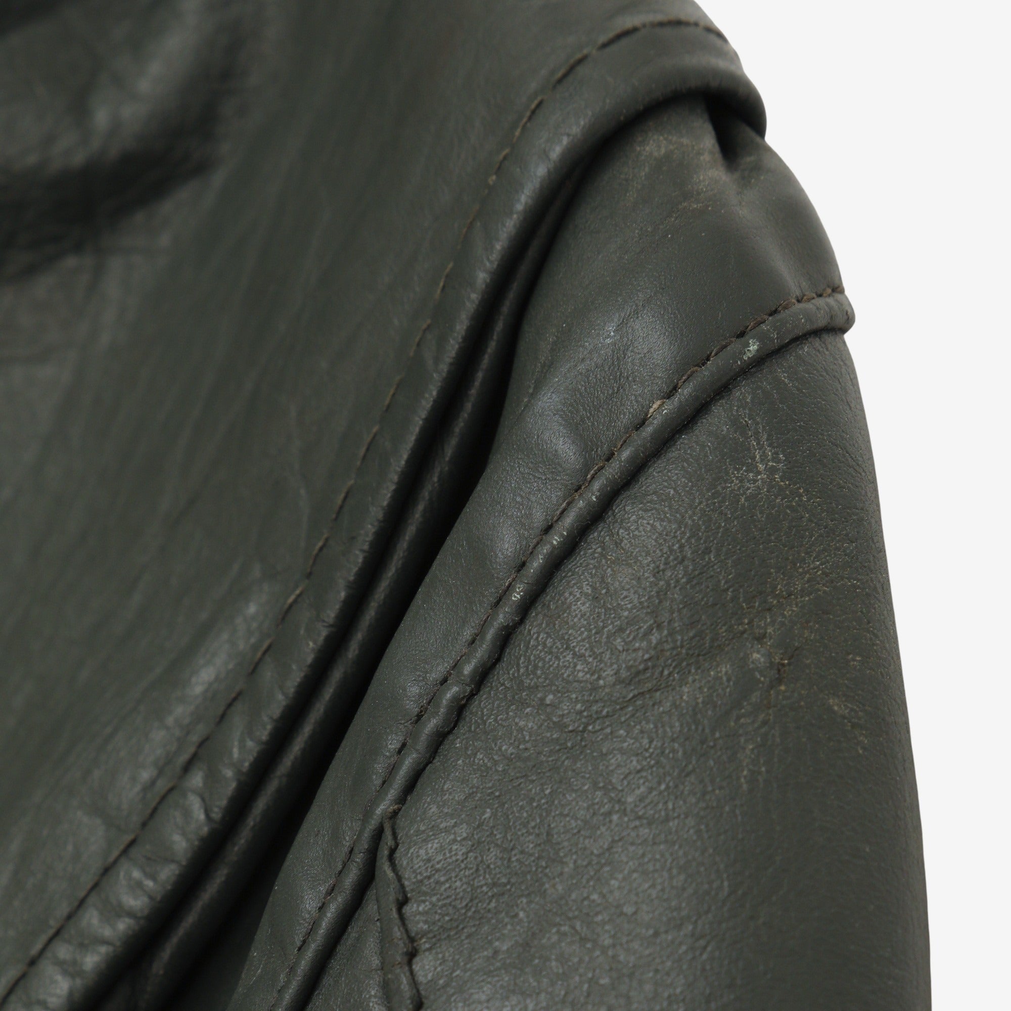Vintage 1970s Cafe Racer Leather Jacket