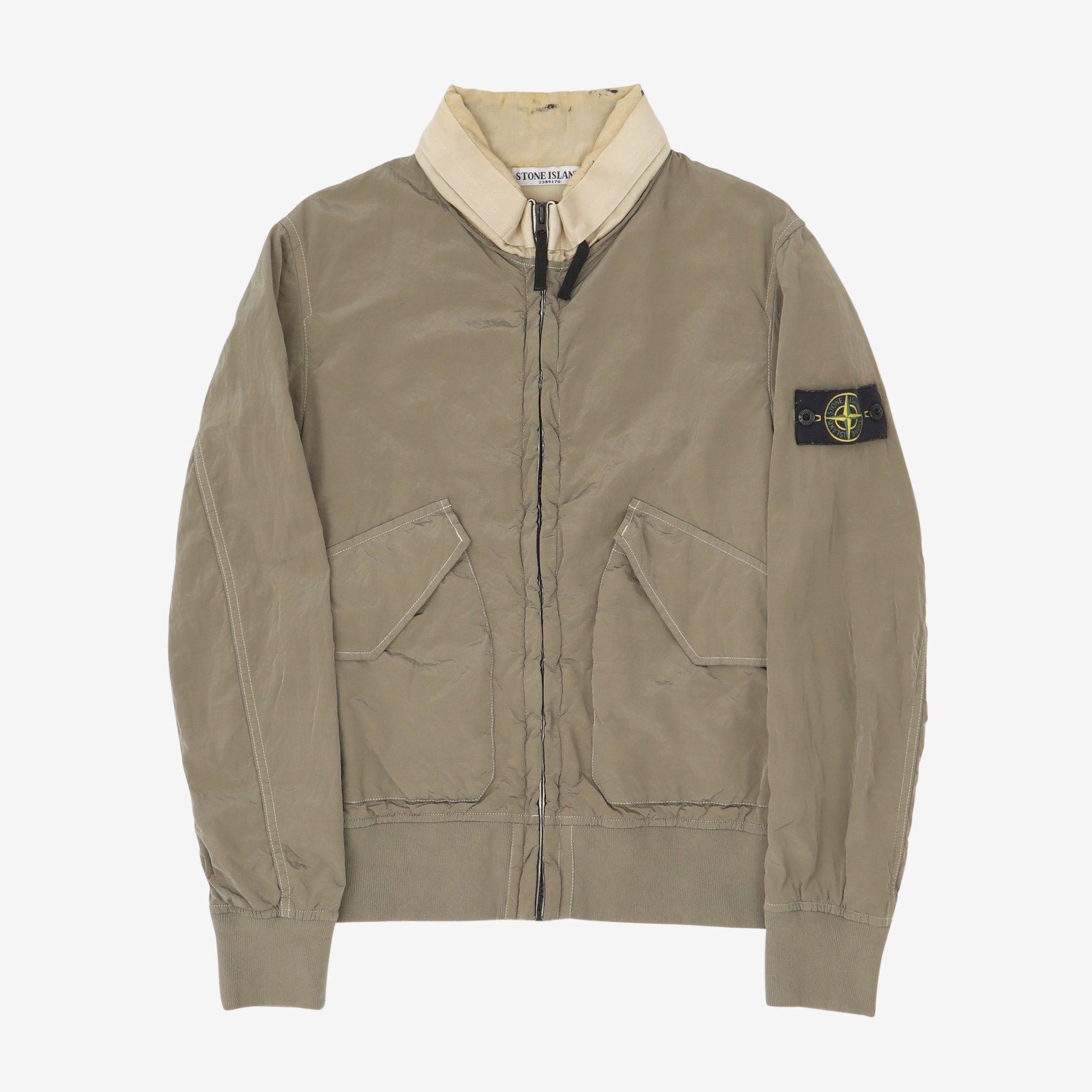 Nylon Metal Bomber Jacket