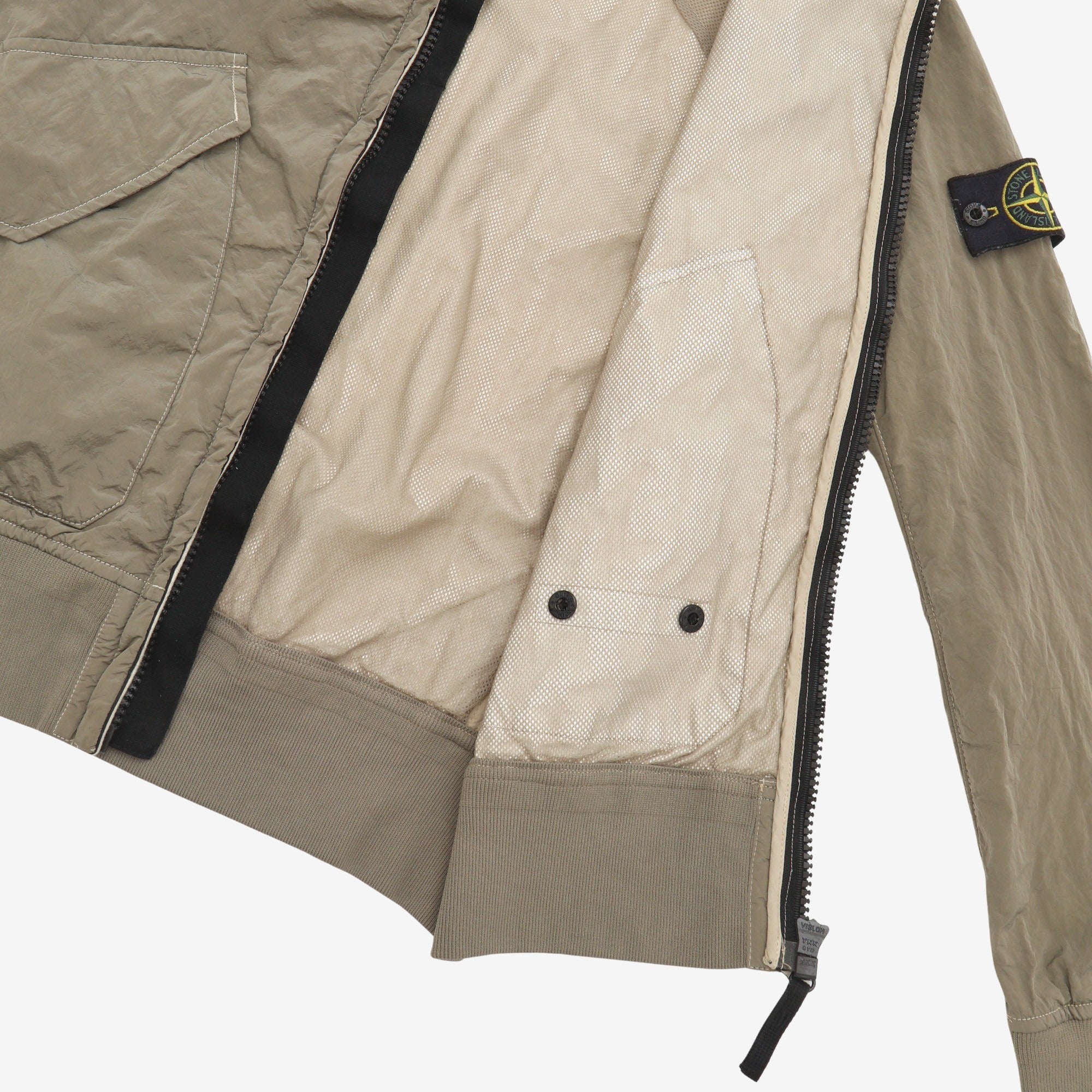 Nylon Metal Bomber Jacket