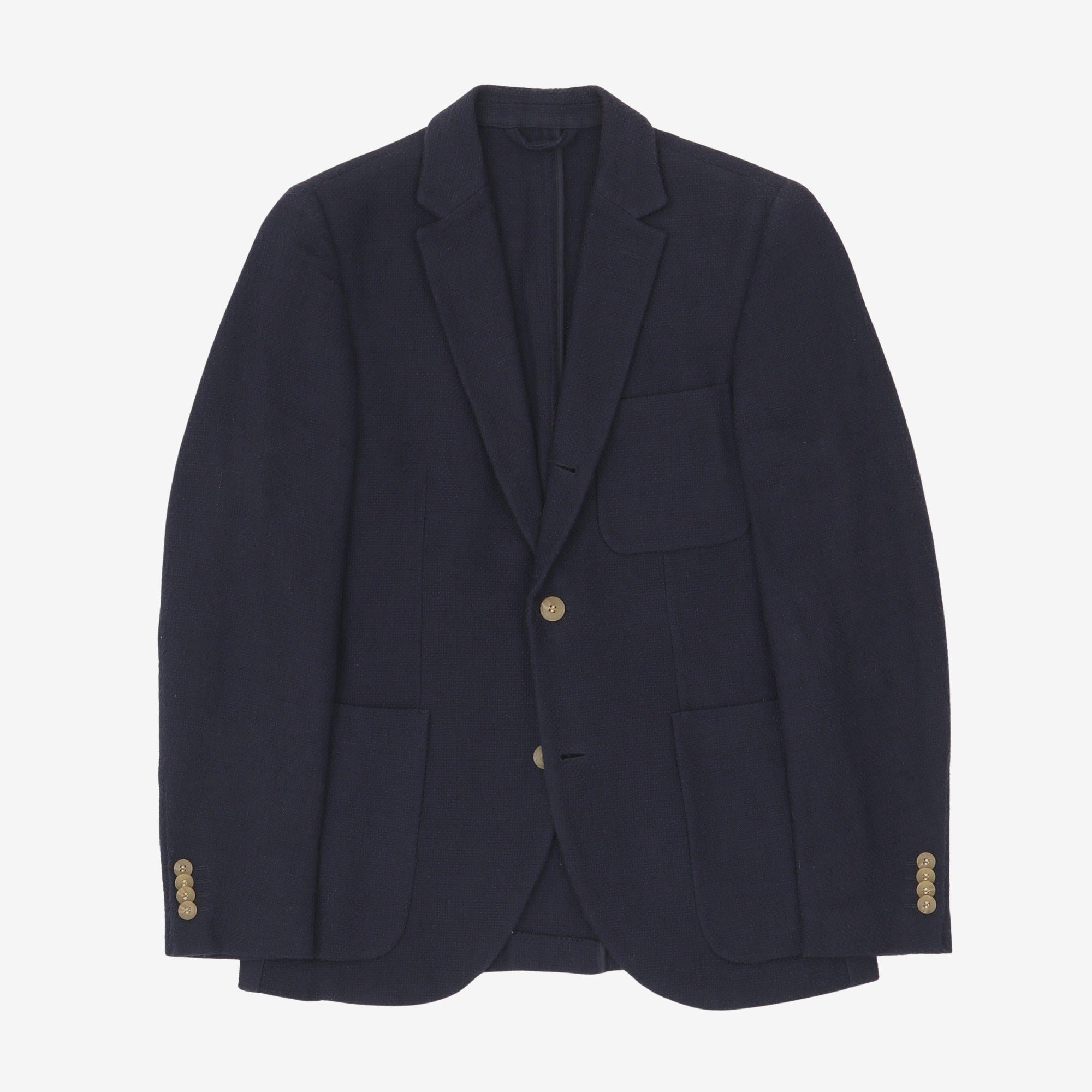 Linen Blend Woven Blazer