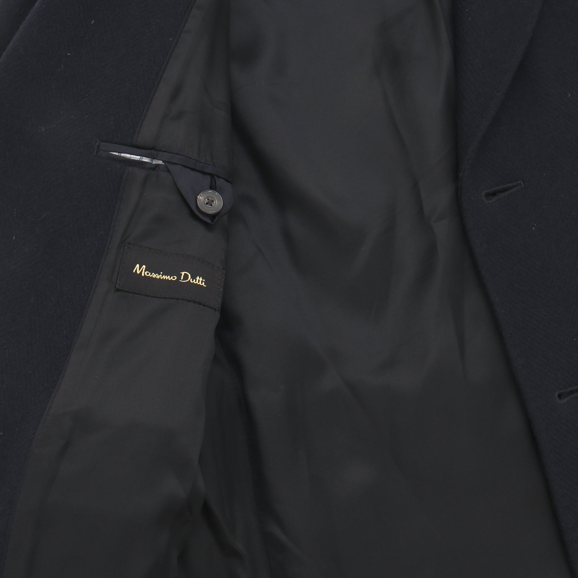 Cashmere Blend Lapel Long Coat