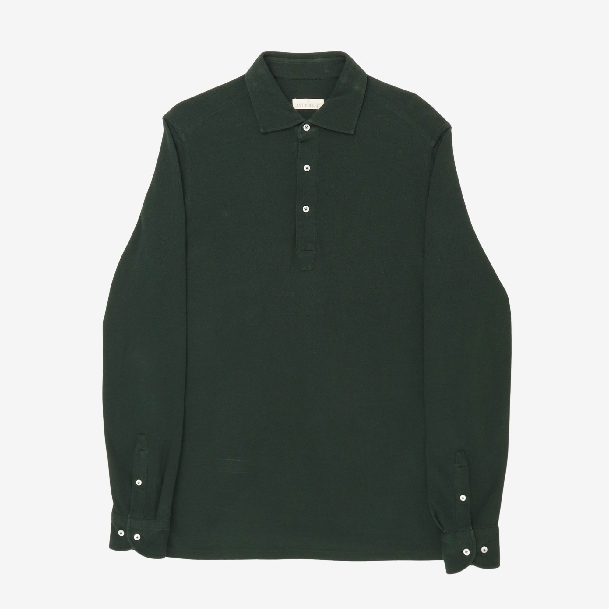 LS Pique Spread Collar Polo