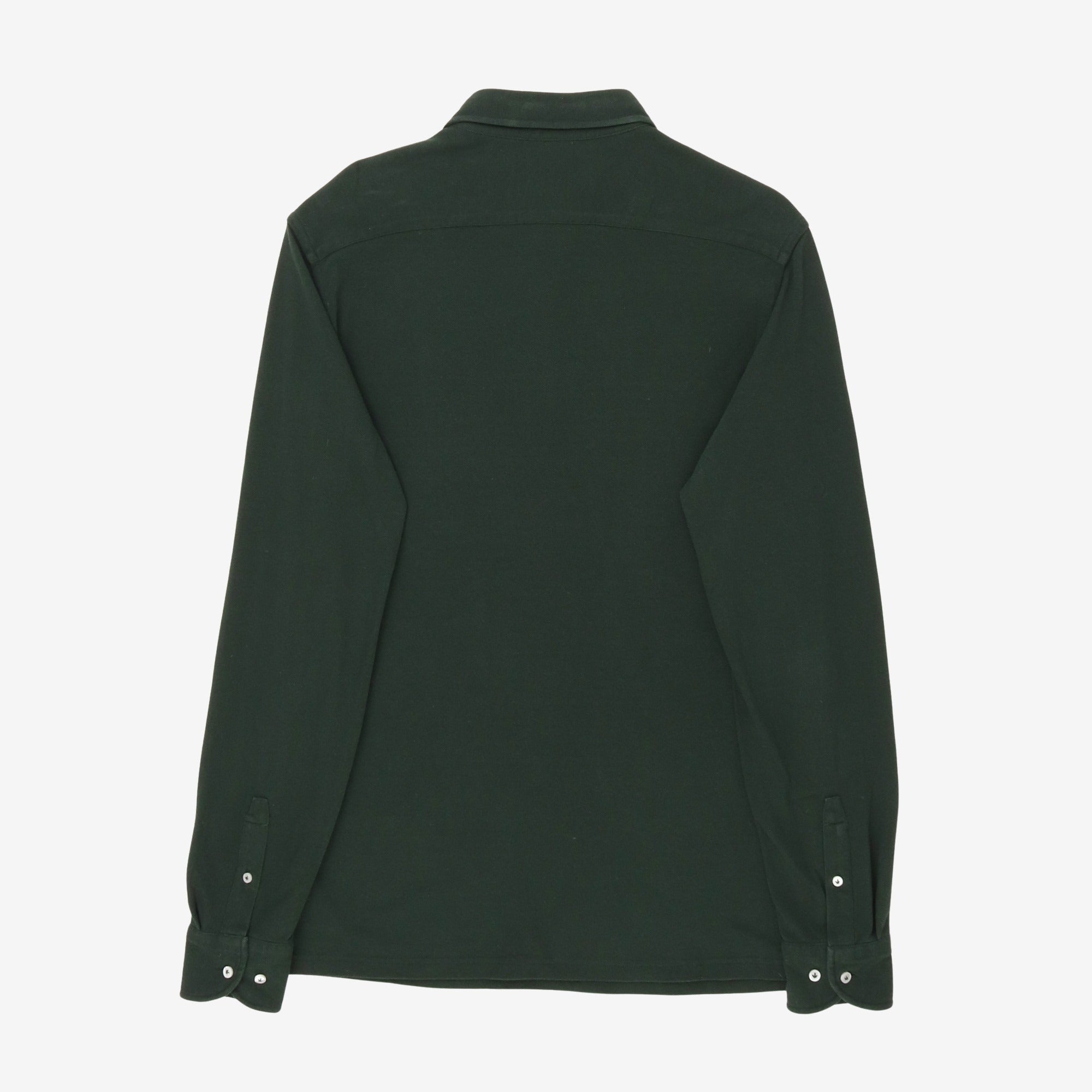 LS Pique Spread Collar Polo