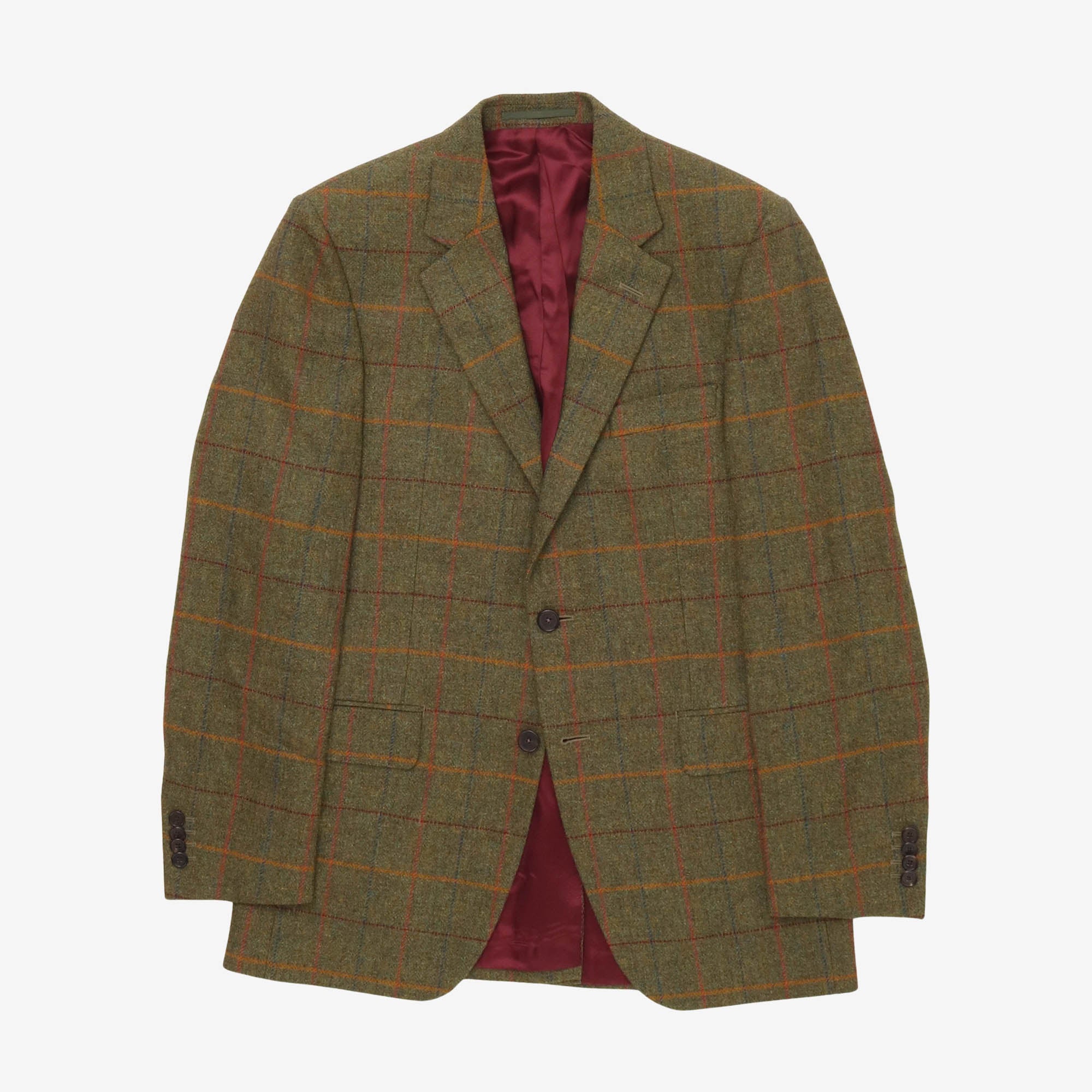Wool Check Blazer