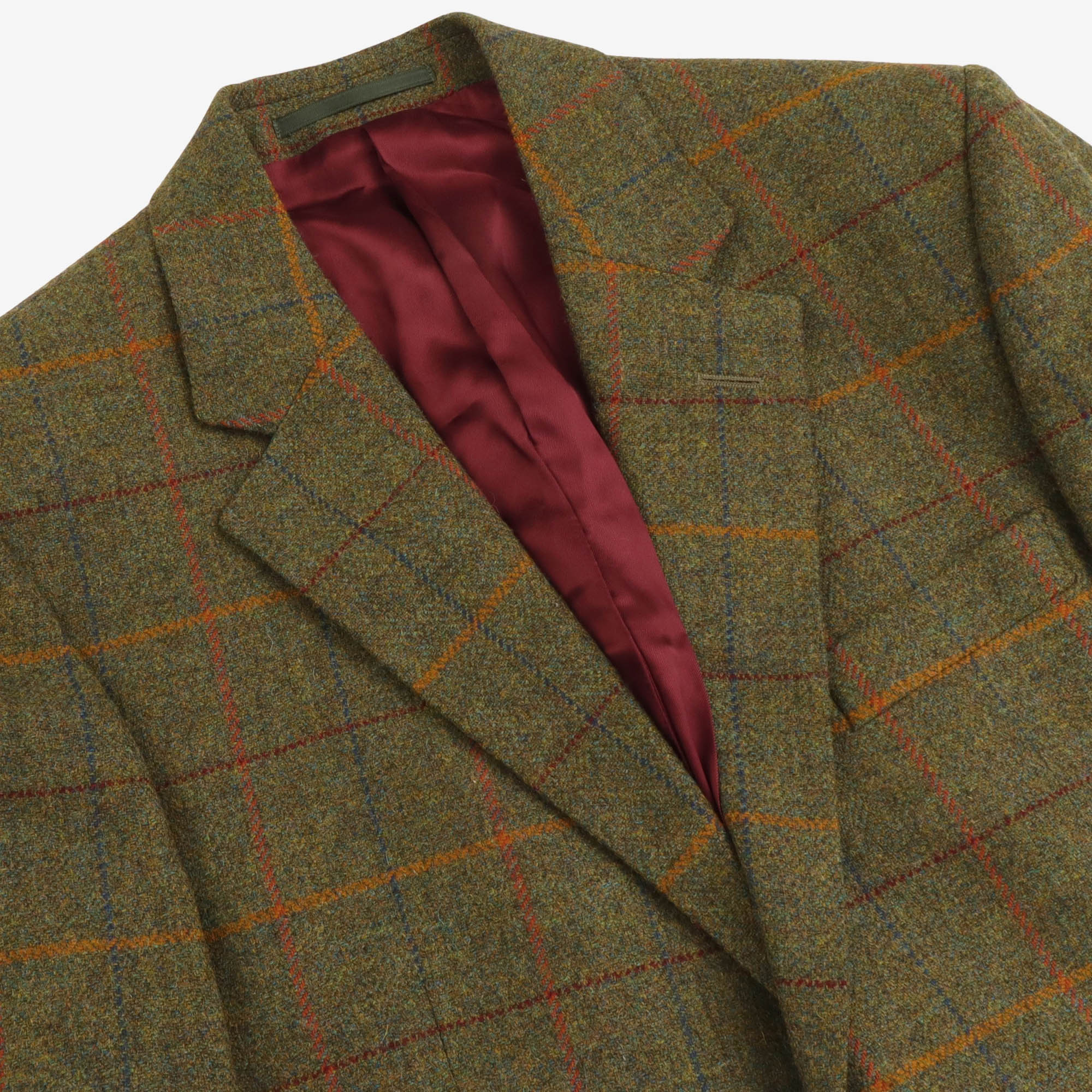 Wool Check Blazer