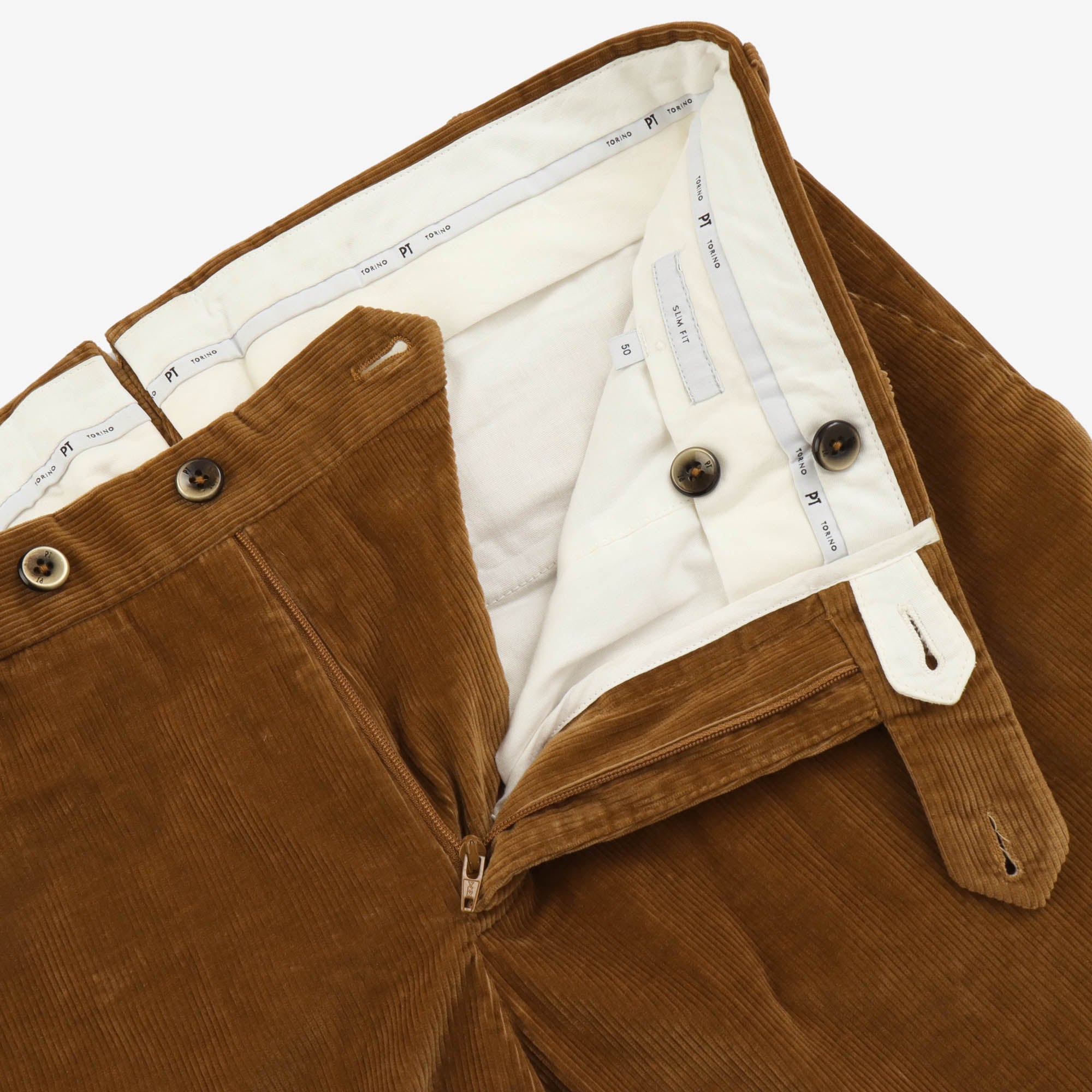 Slim Fit Corduroy Trousers