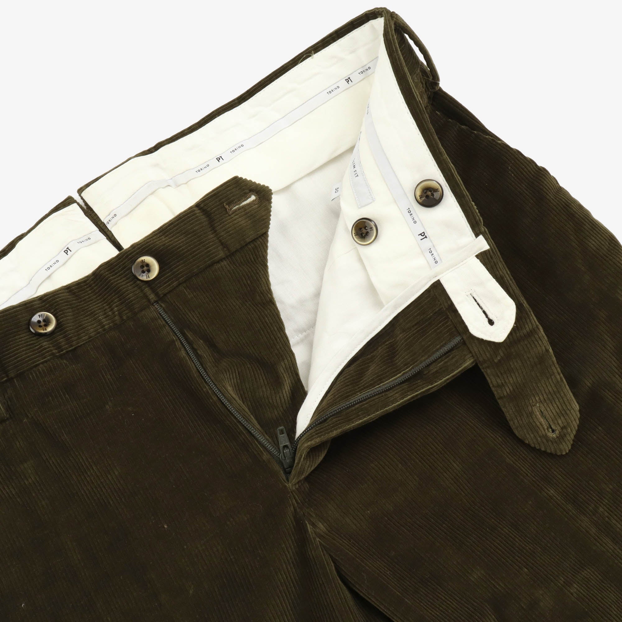 Slim Fit Corduroy Trousers