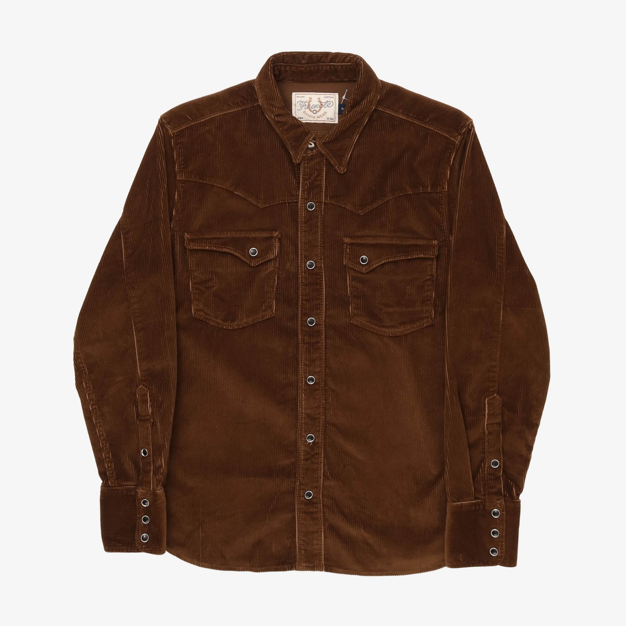Calico Corduroy Western Shirt
