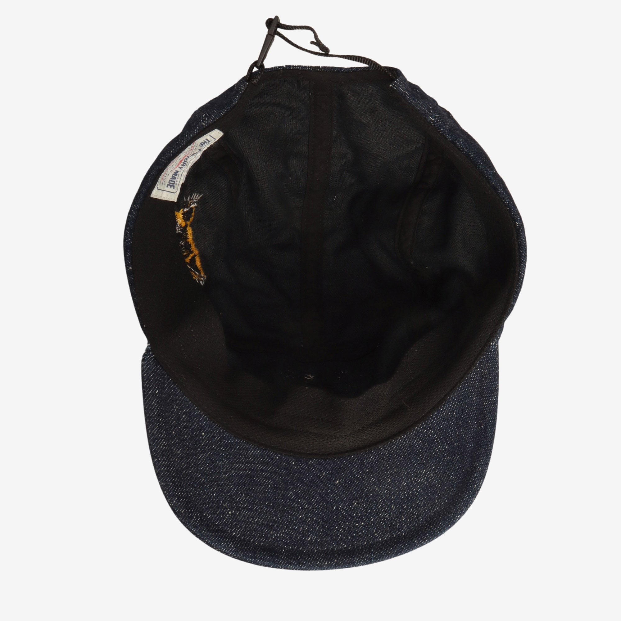 Denim Embroidered Tiger Baseball Cap