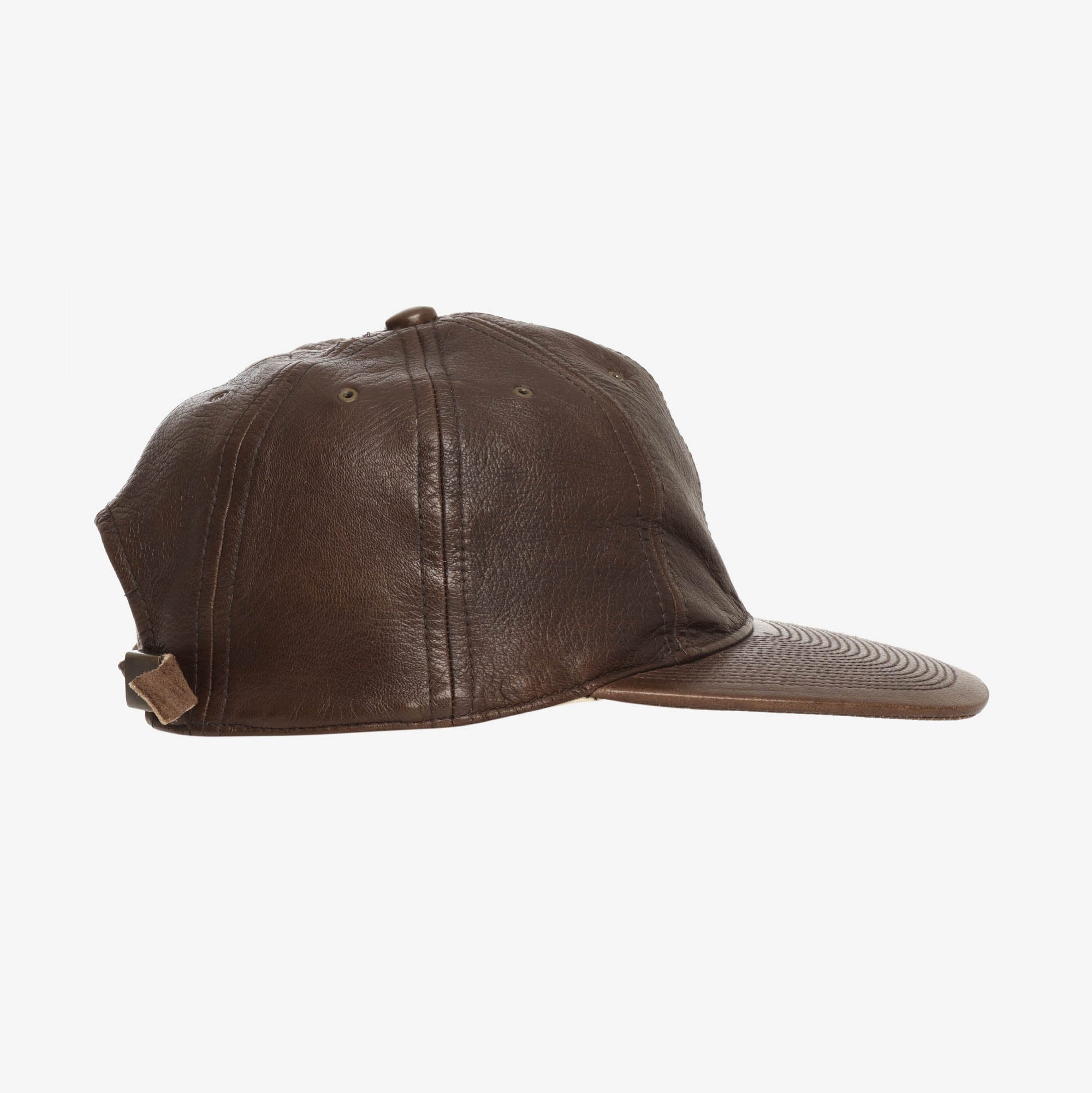 Leather Baseball Cap