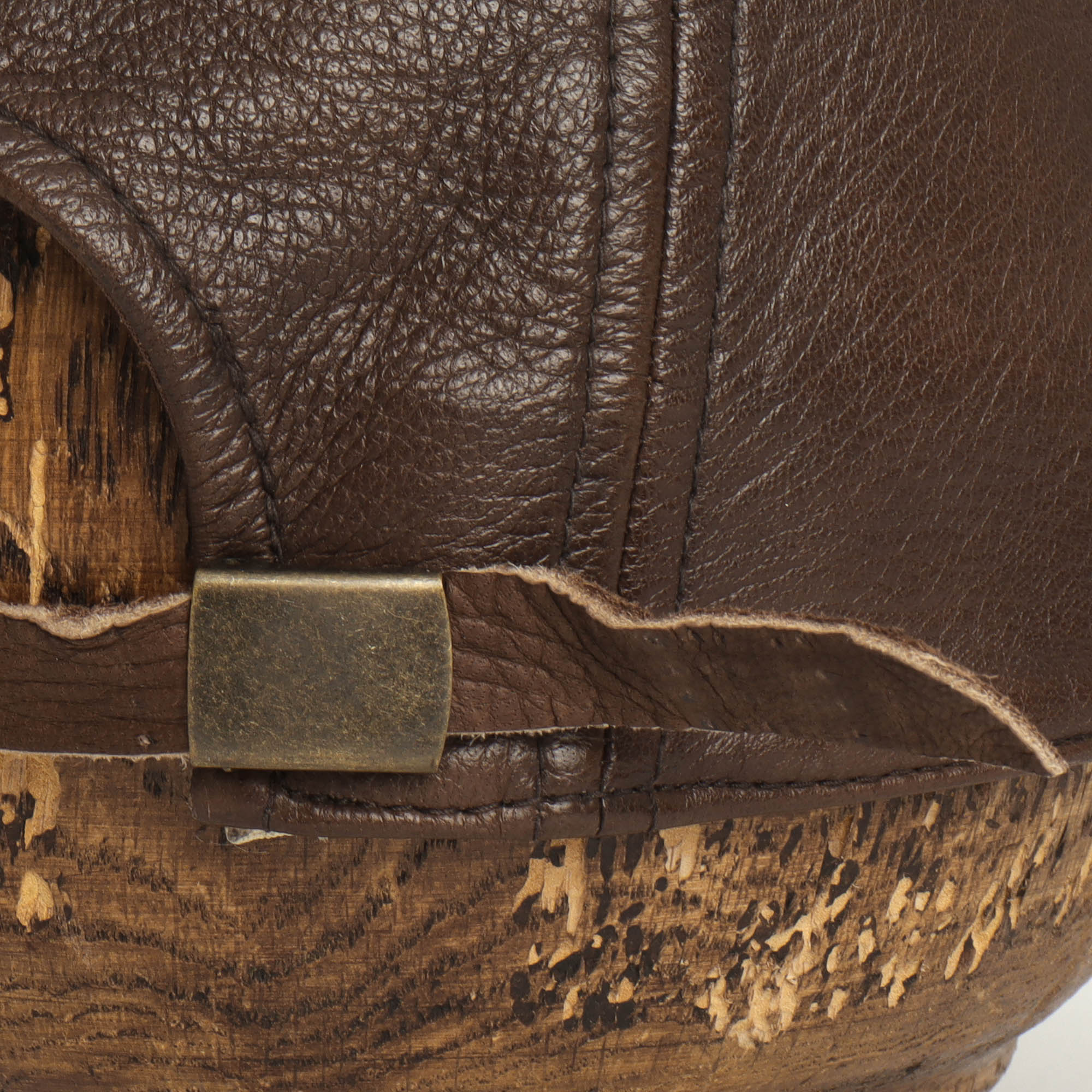 Leather Baseball Cap