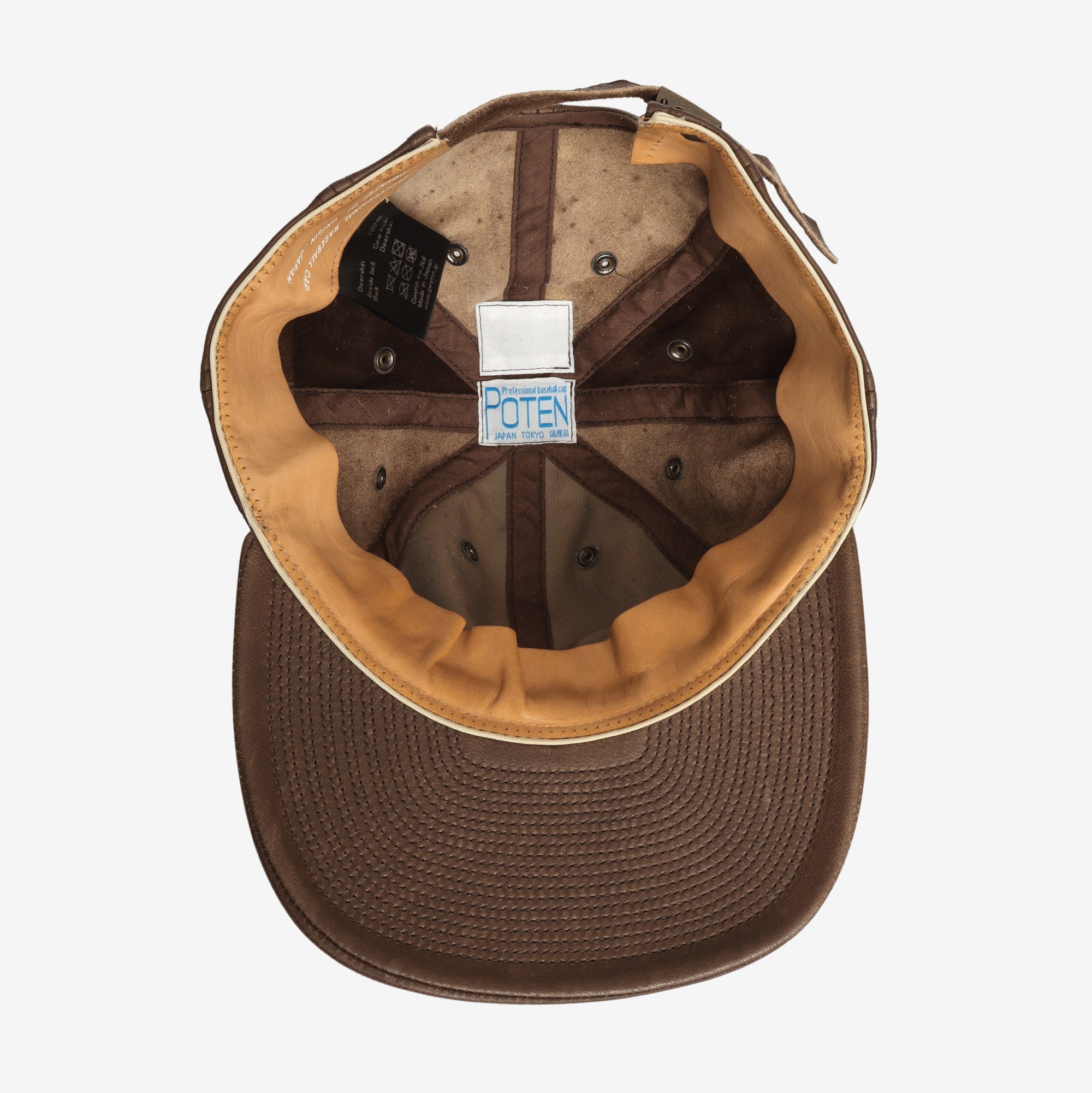 Leather Baseball Cap