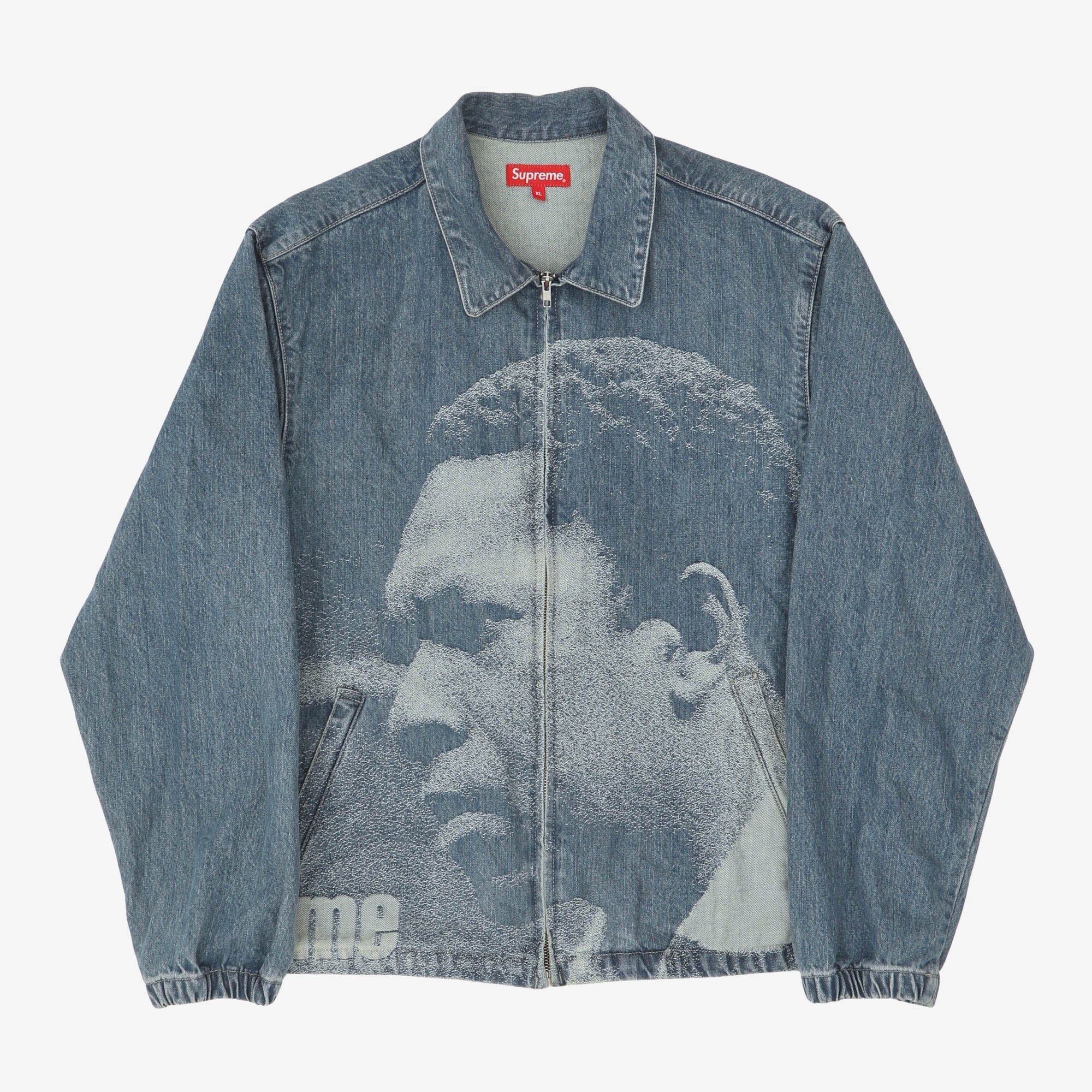 Harrington Jacket (John Coltrane A Love Supreme Denim)