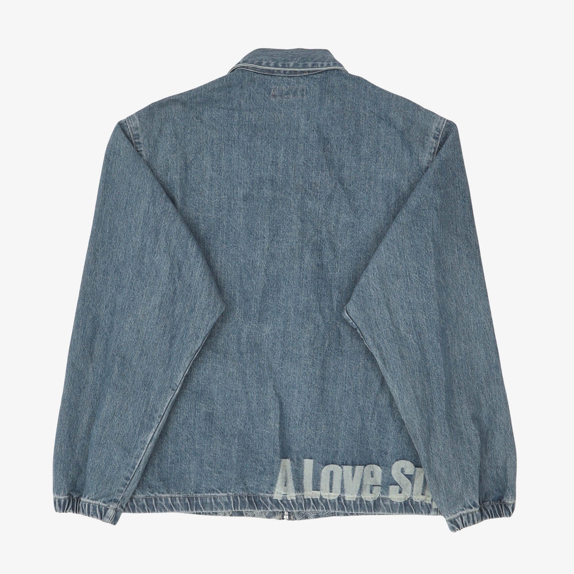 Harrington Jacket (John Coltrane A Love Supreme Denim)