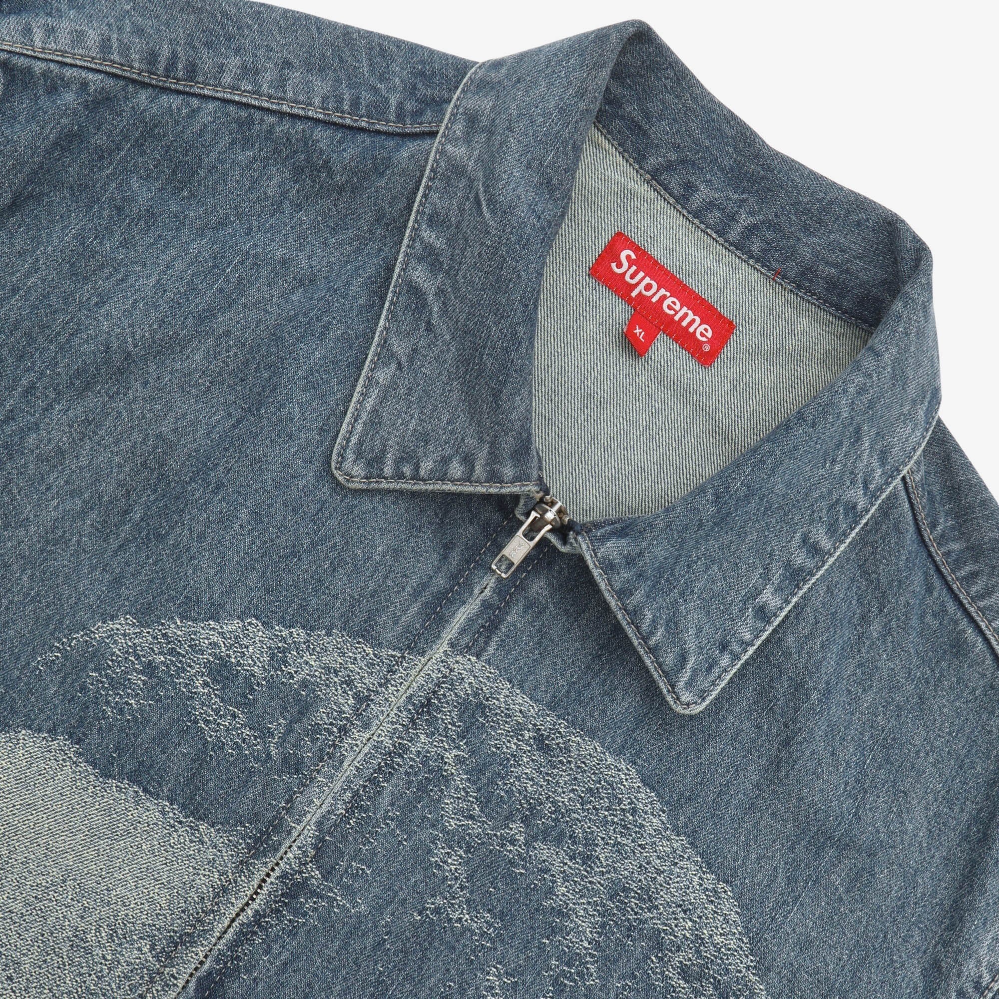 Harrington Jacket (John Coltrane A Love Supreme Denim)