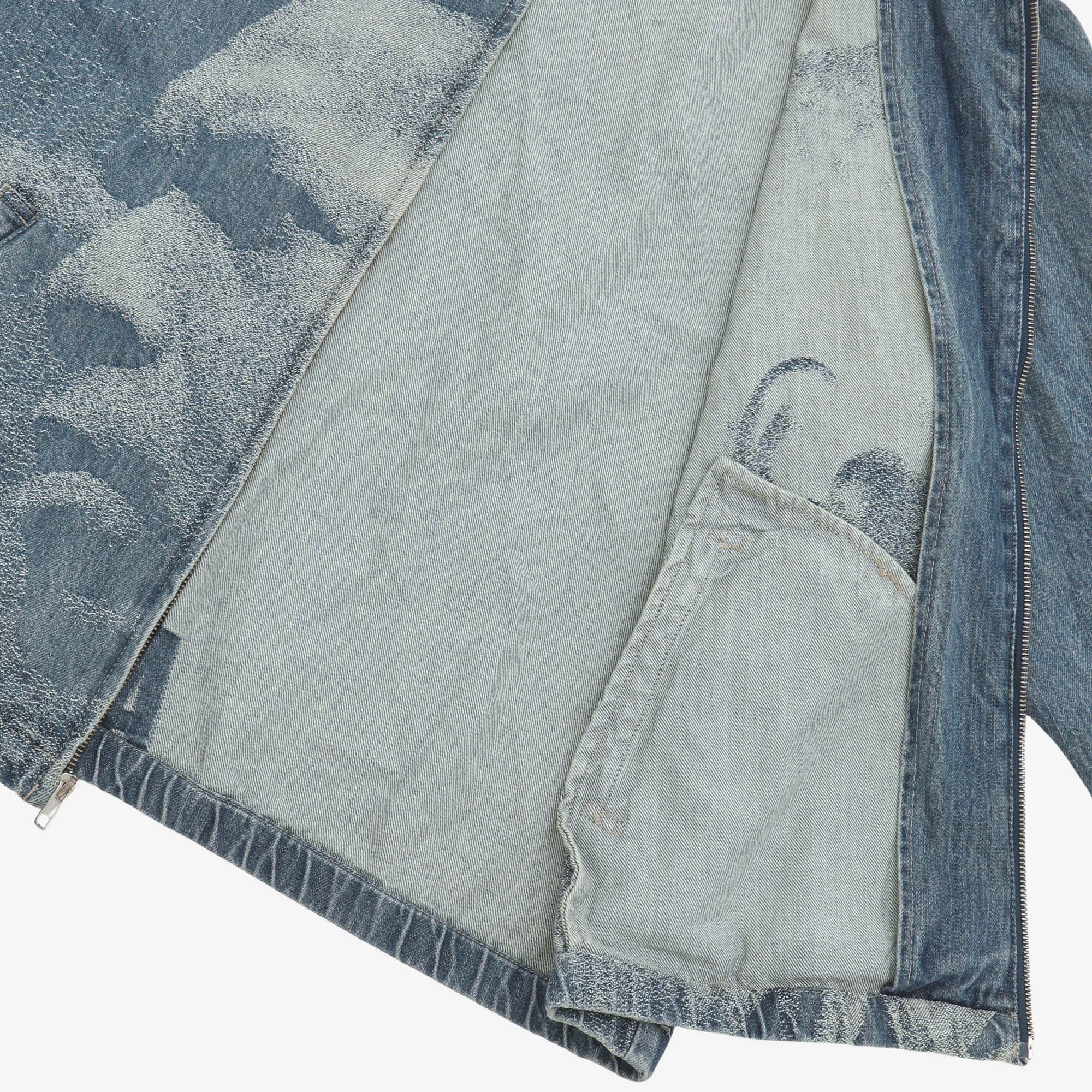 Harrington Jacket (John Coltrane A Love Supreme Denim)