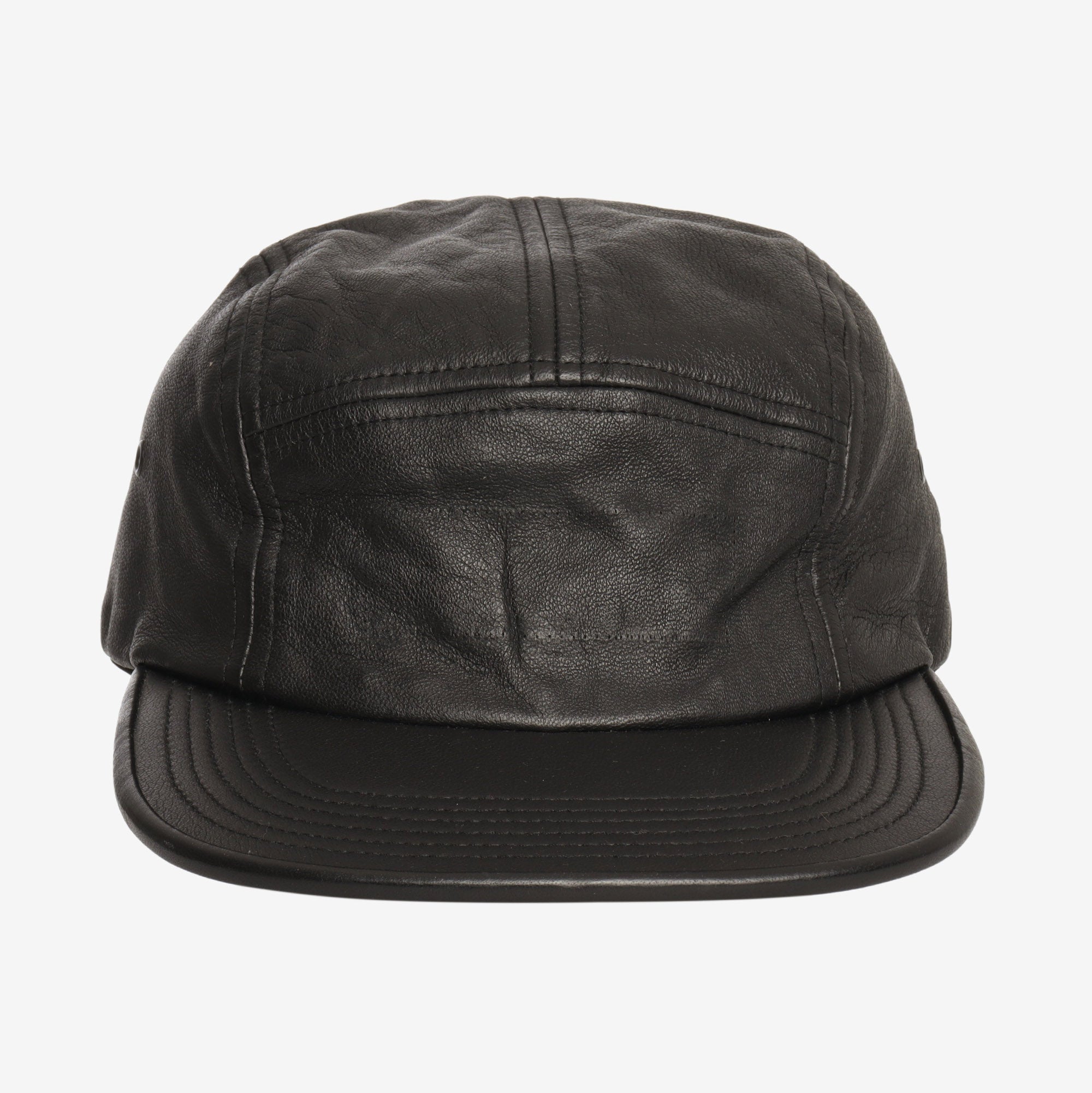 Genuine Leather Camp Cap