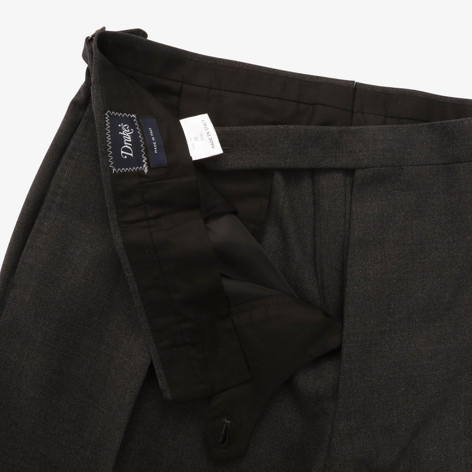 Tropical Wool Single Pleat Trousers (36W x 32L)