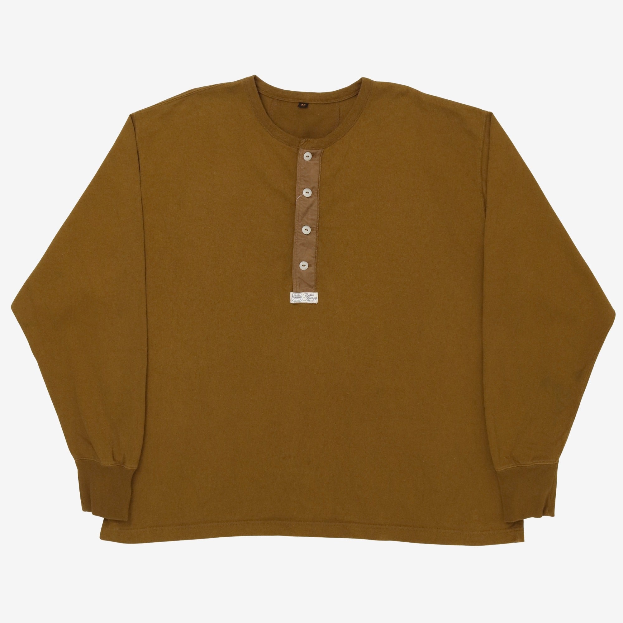 Henley Neck LS Shirt