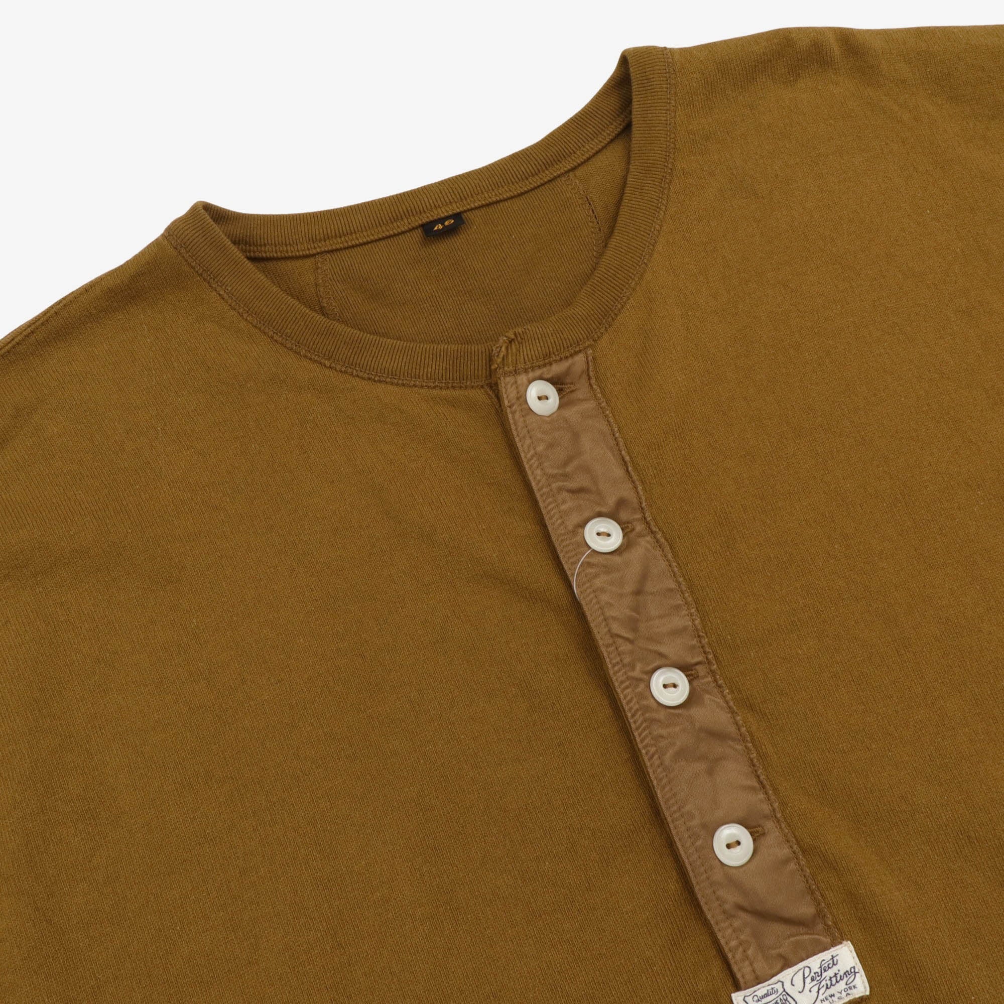Henley Neck LS Shirt