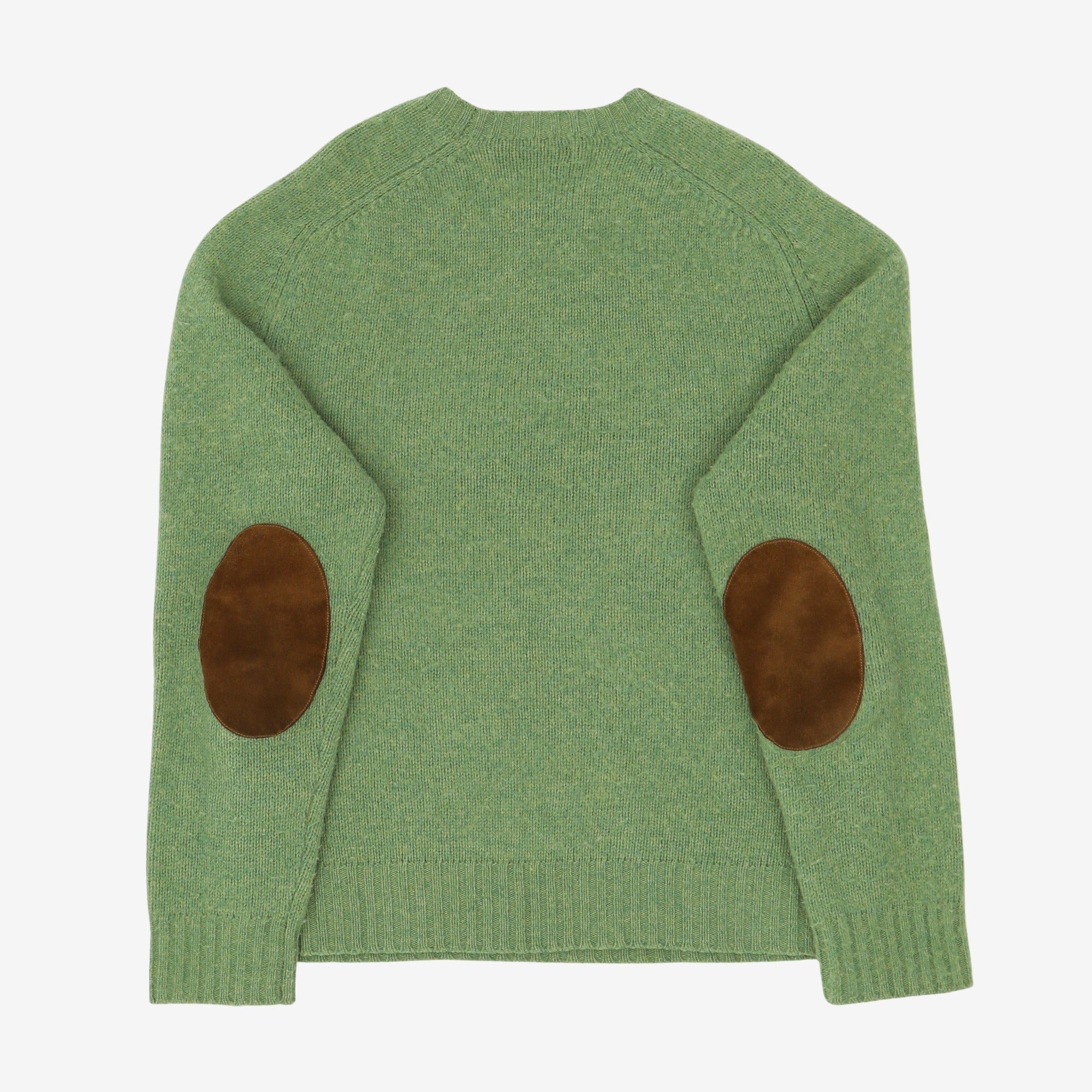 Elbow Patch Crewneck Sweater