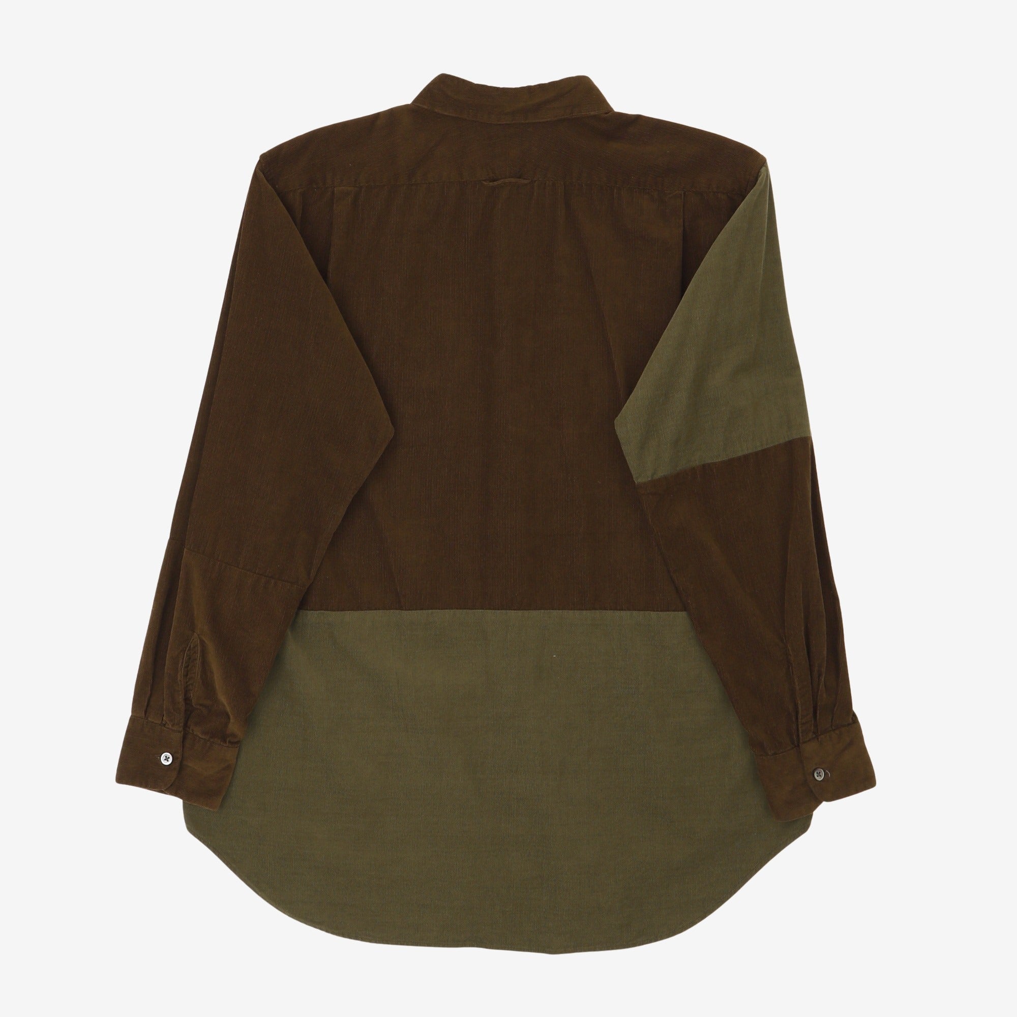 Cord Patchwork Shirt