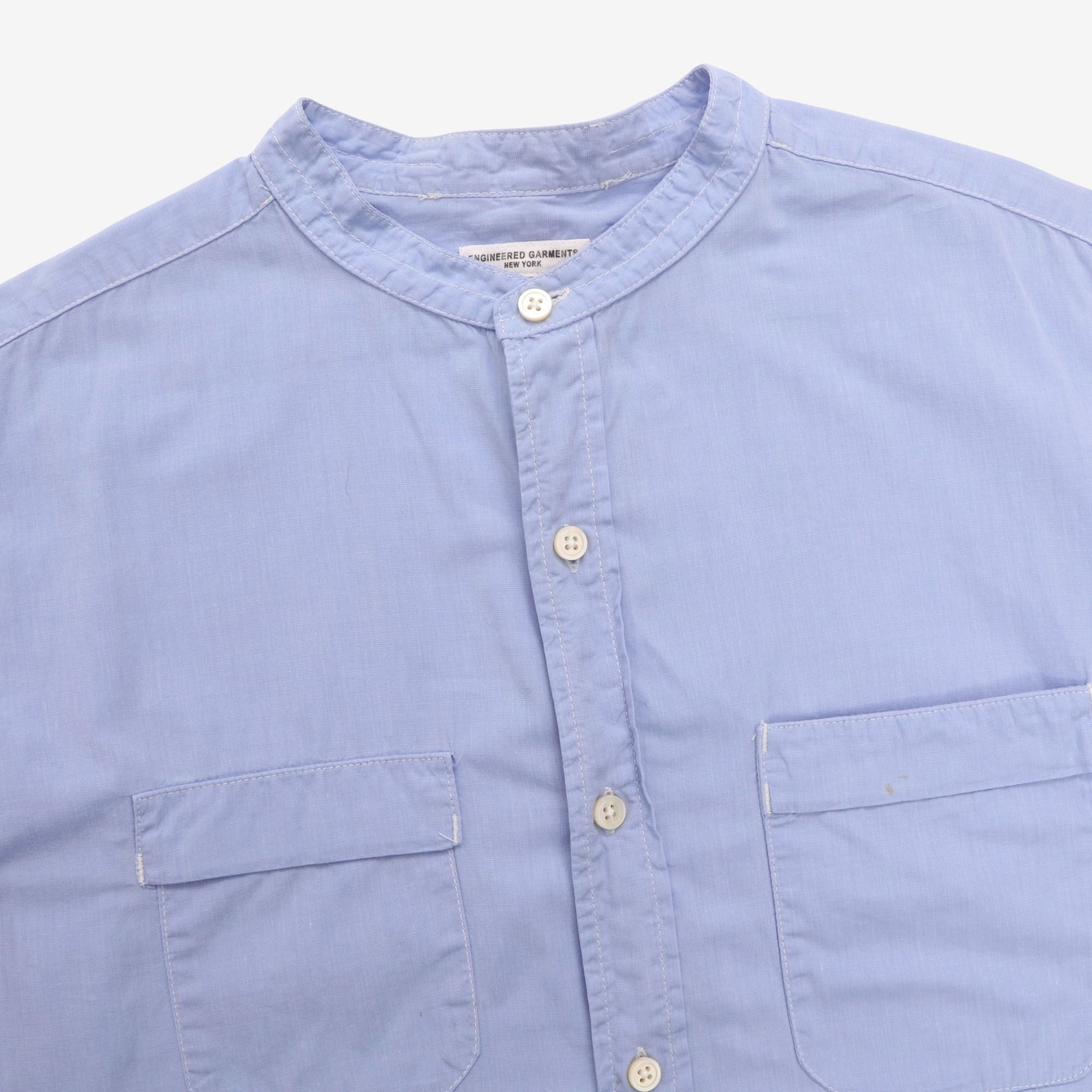 Collarless 2 Pocket Shirt