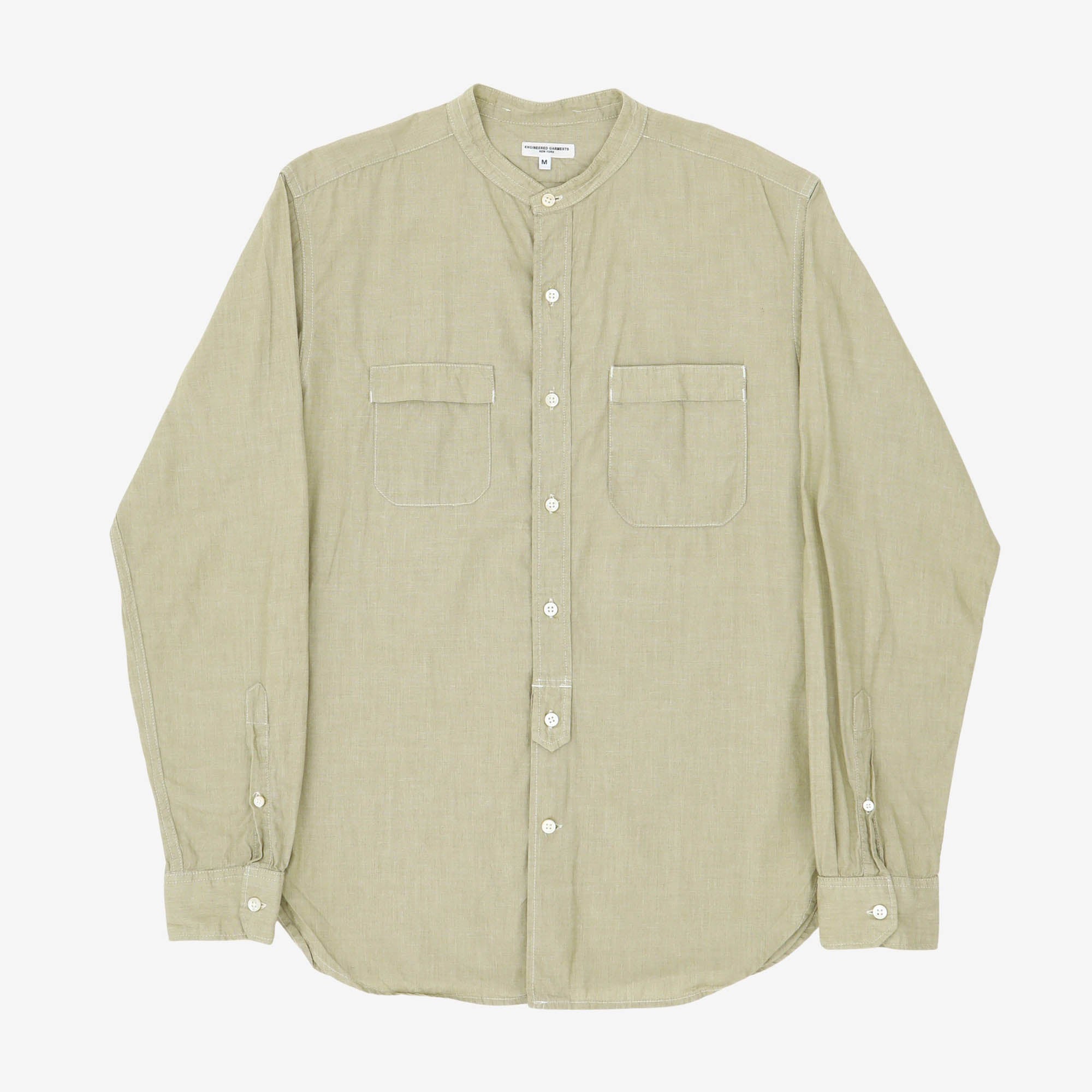 Collarless 2 Pocket Shirt