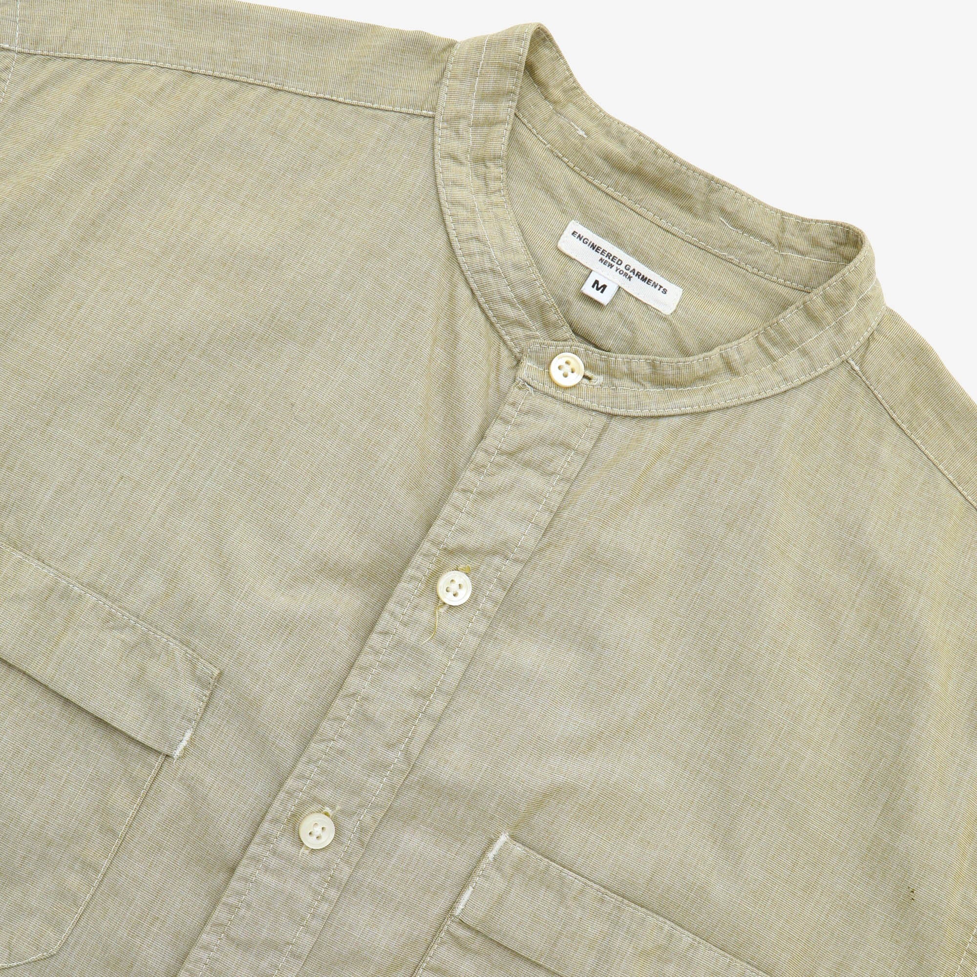 Collarless 2 Pocket Shirt