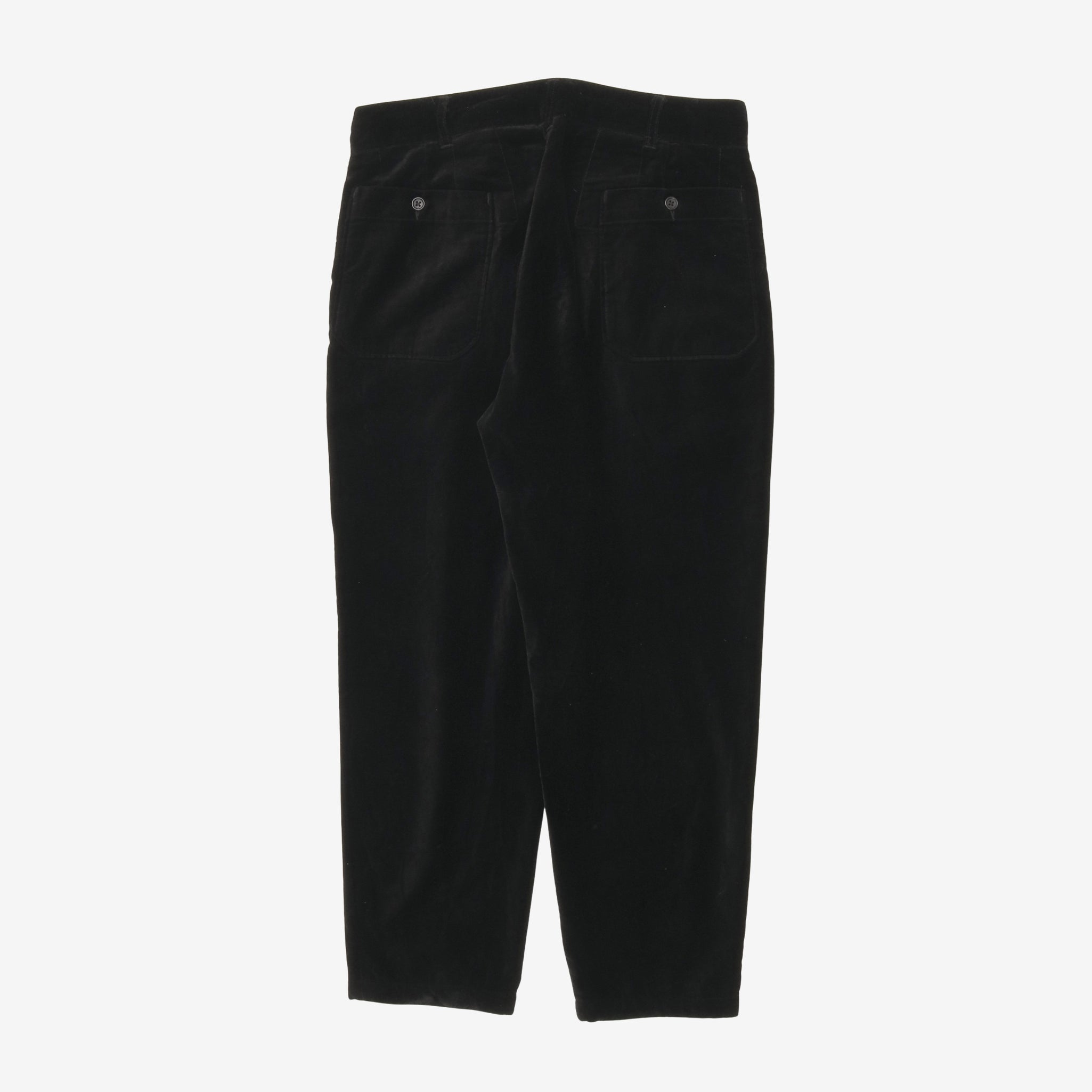 Velvet Tapered Trousers