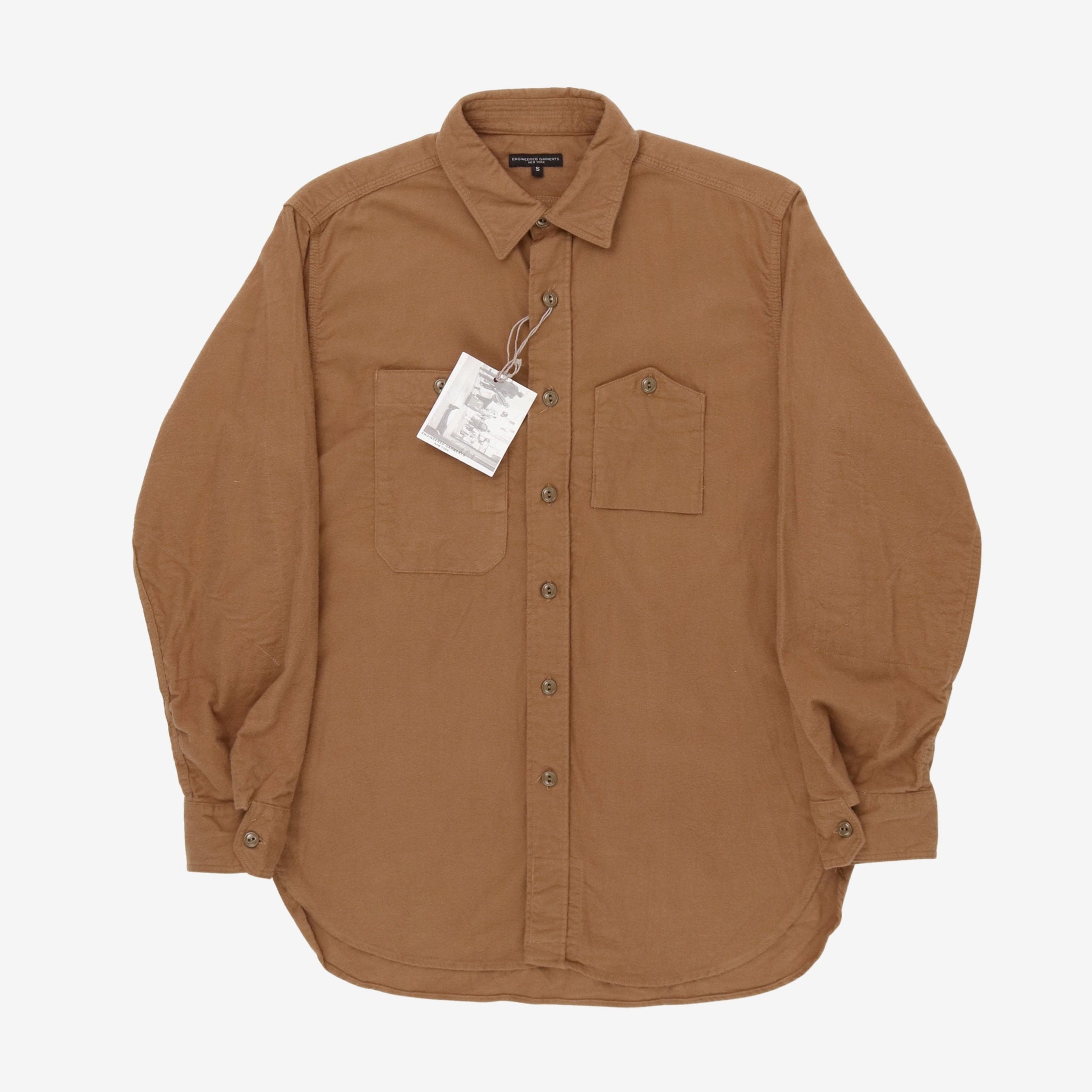 Brushed Cotton Work Shirt