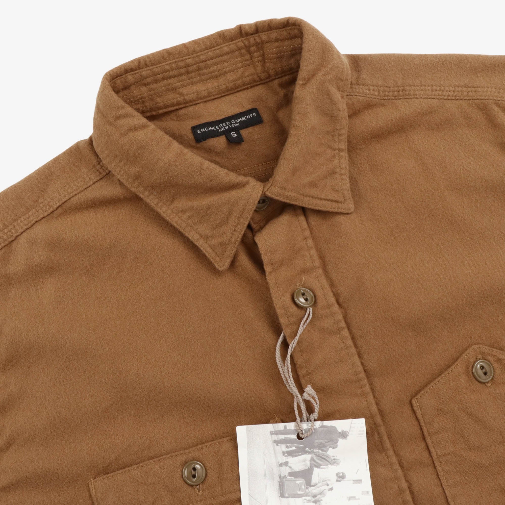 Brushed Cotton Work Shirt