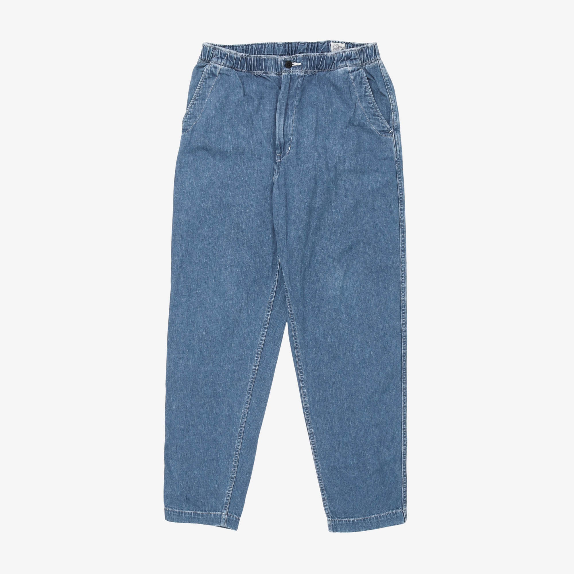 Elasticated Denim Pants
