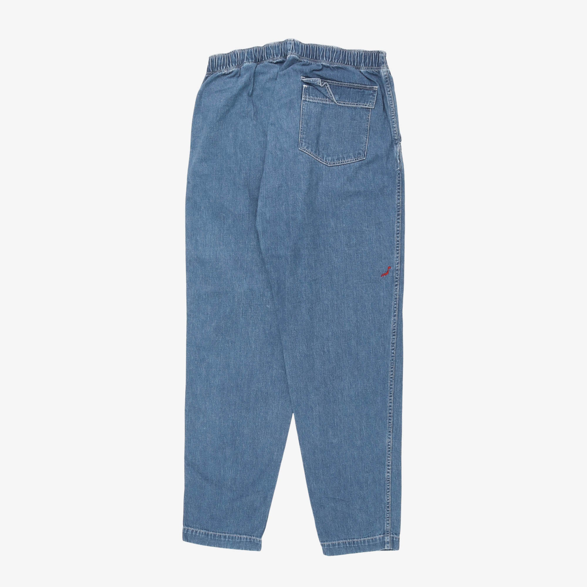 Elasticated Denim Pants