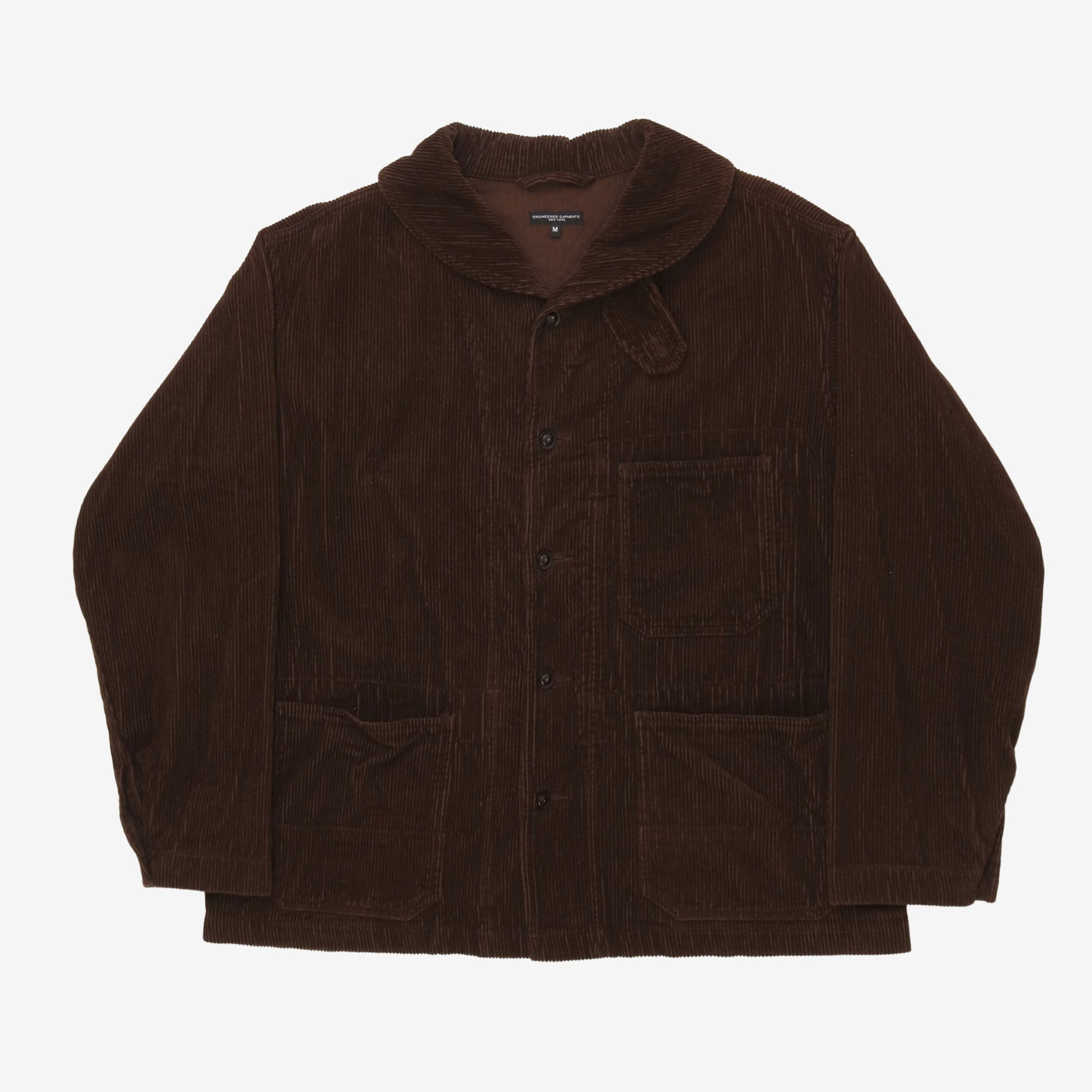 Shawl Collar Cover Corduroy Jacket