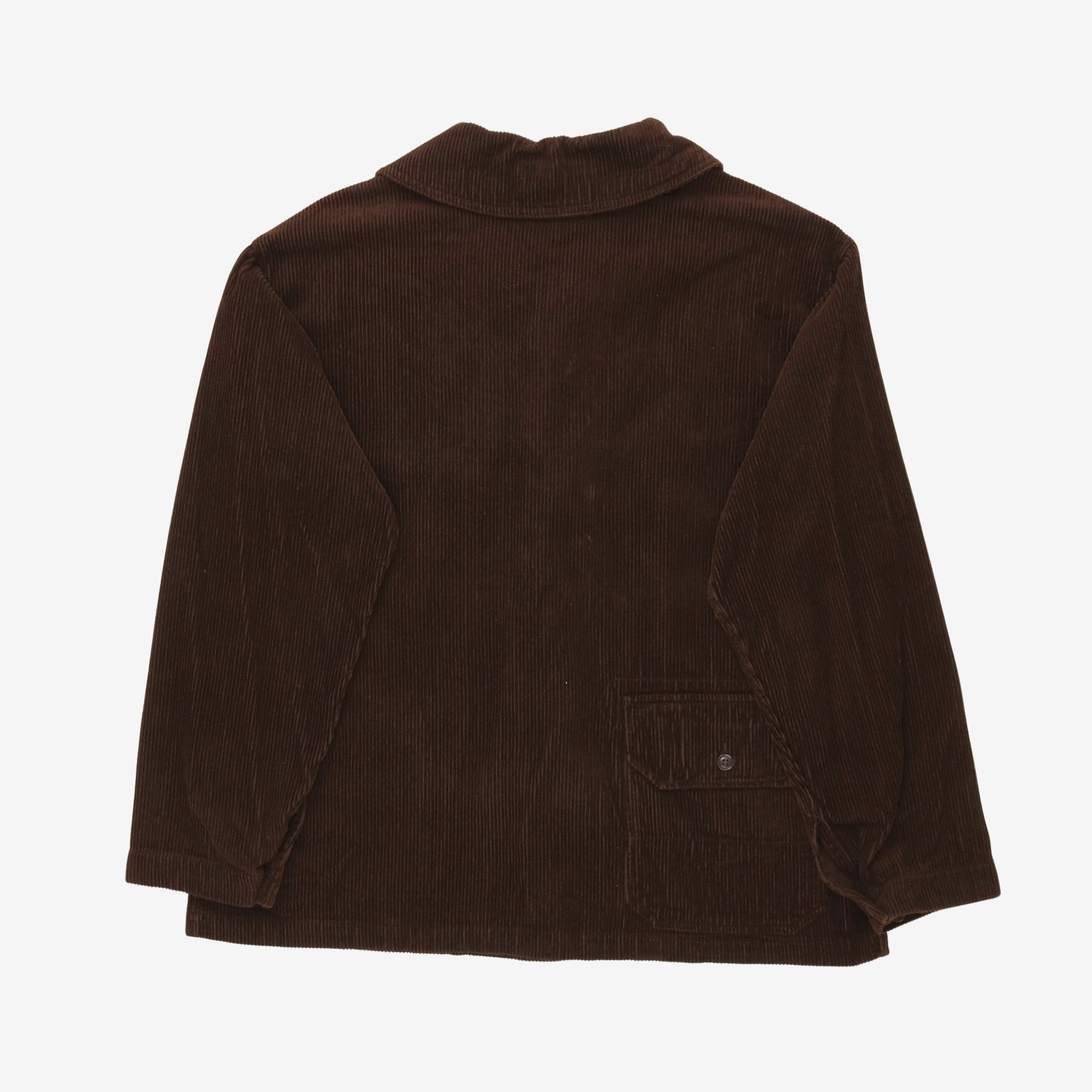 Shawl Collar Cover Corduroy Jacket