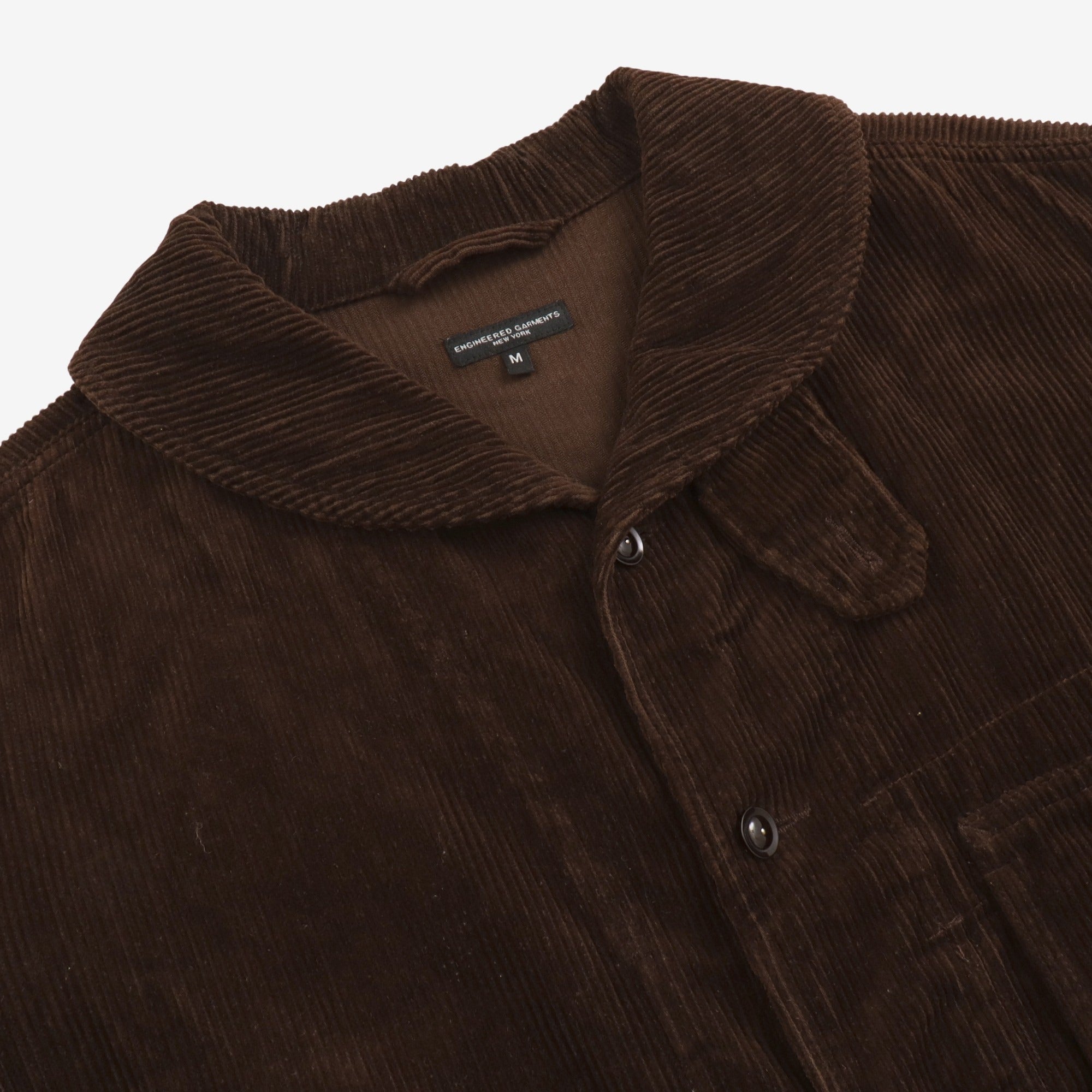 Shawl Collar Cover Corduroy Jacket