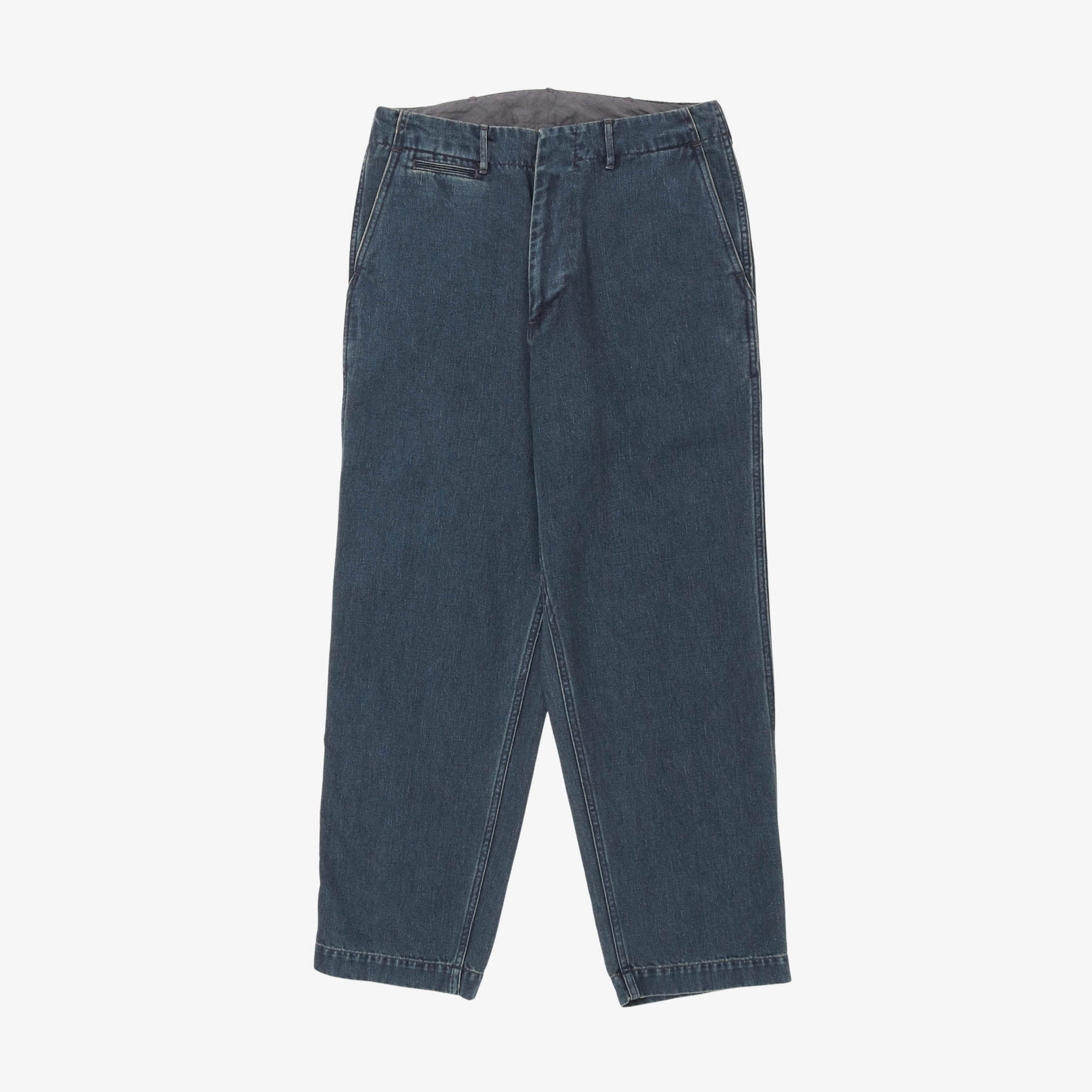 Wide Leg Denim Pants