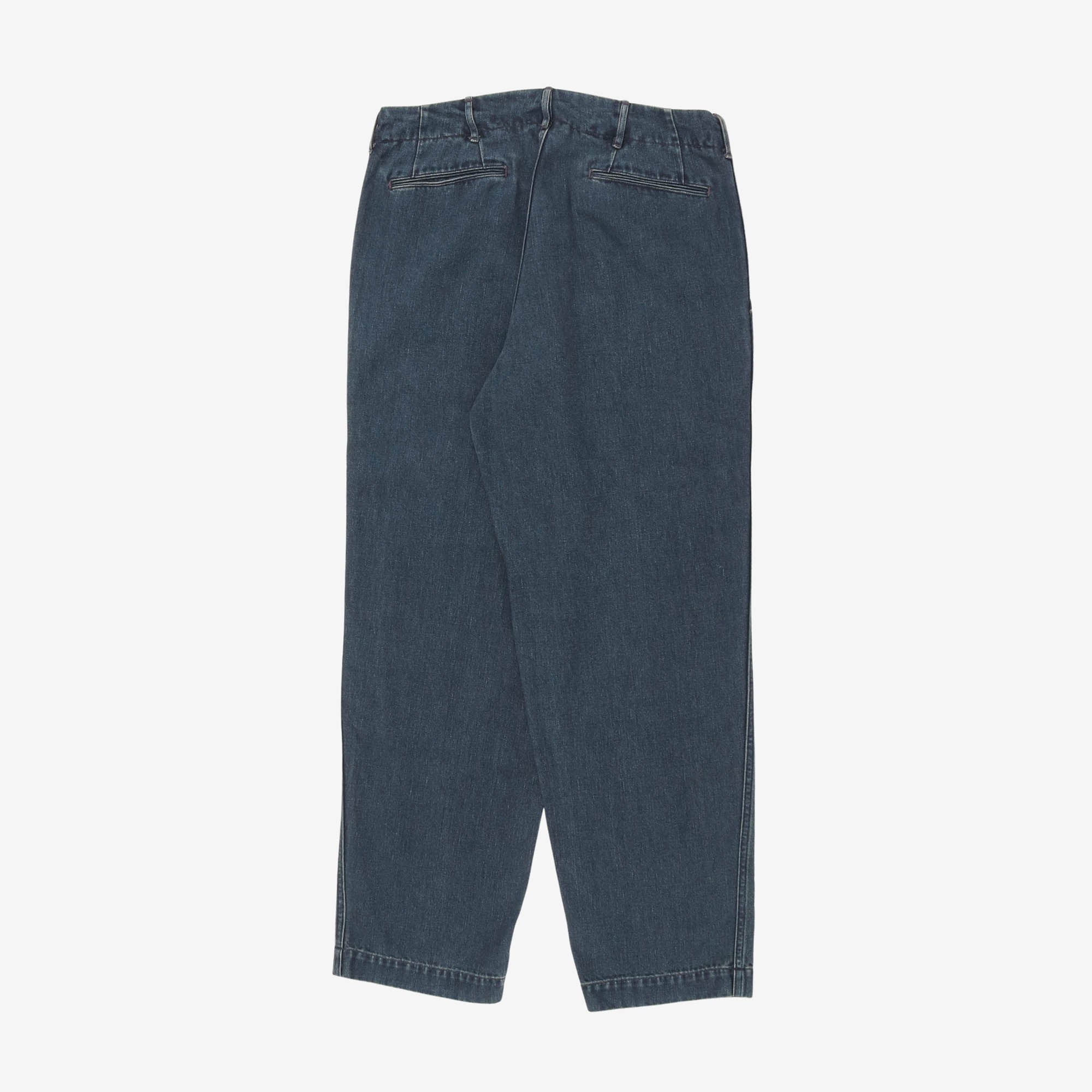 Wide Leg Denim Pants