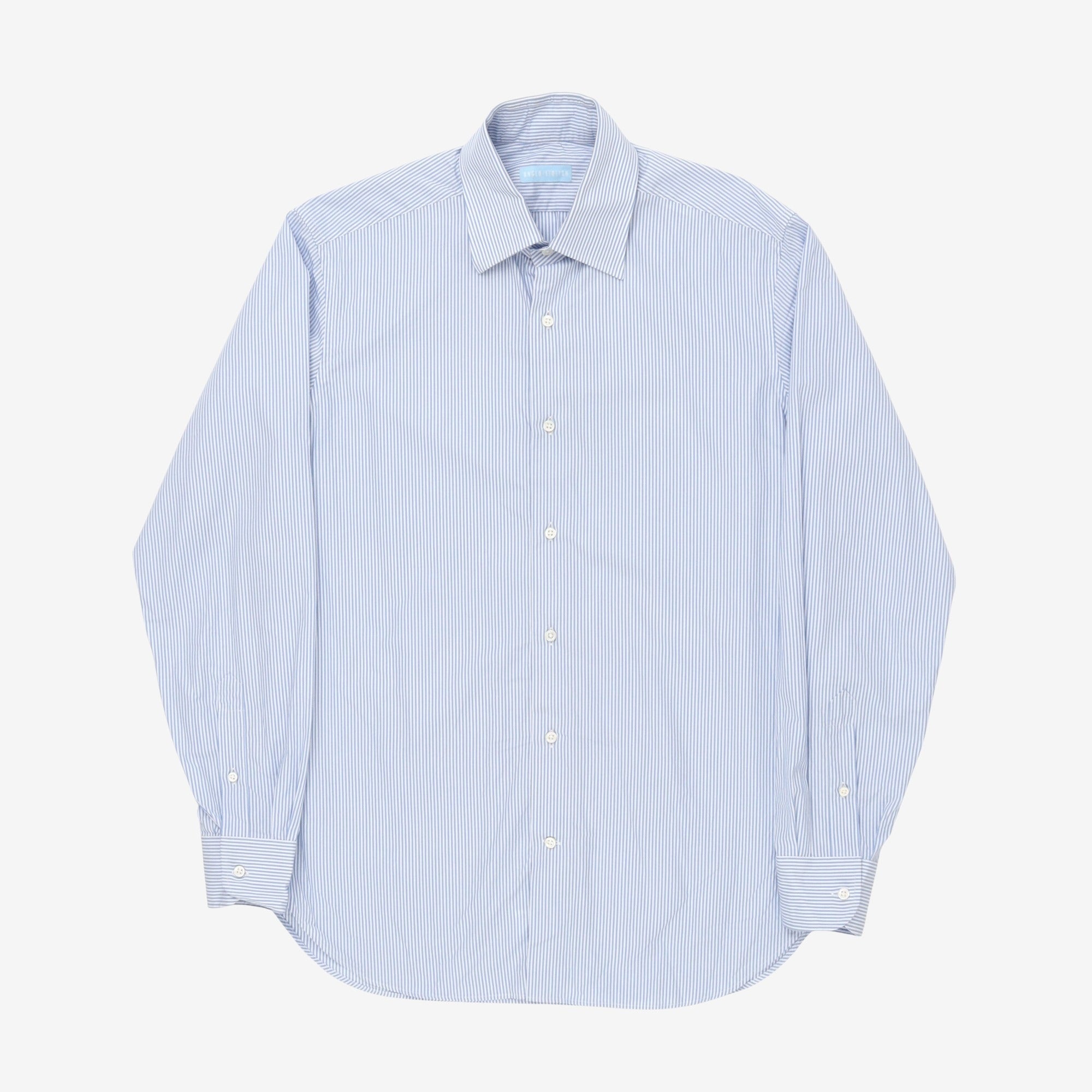 Spread Collar Stripe Shirt