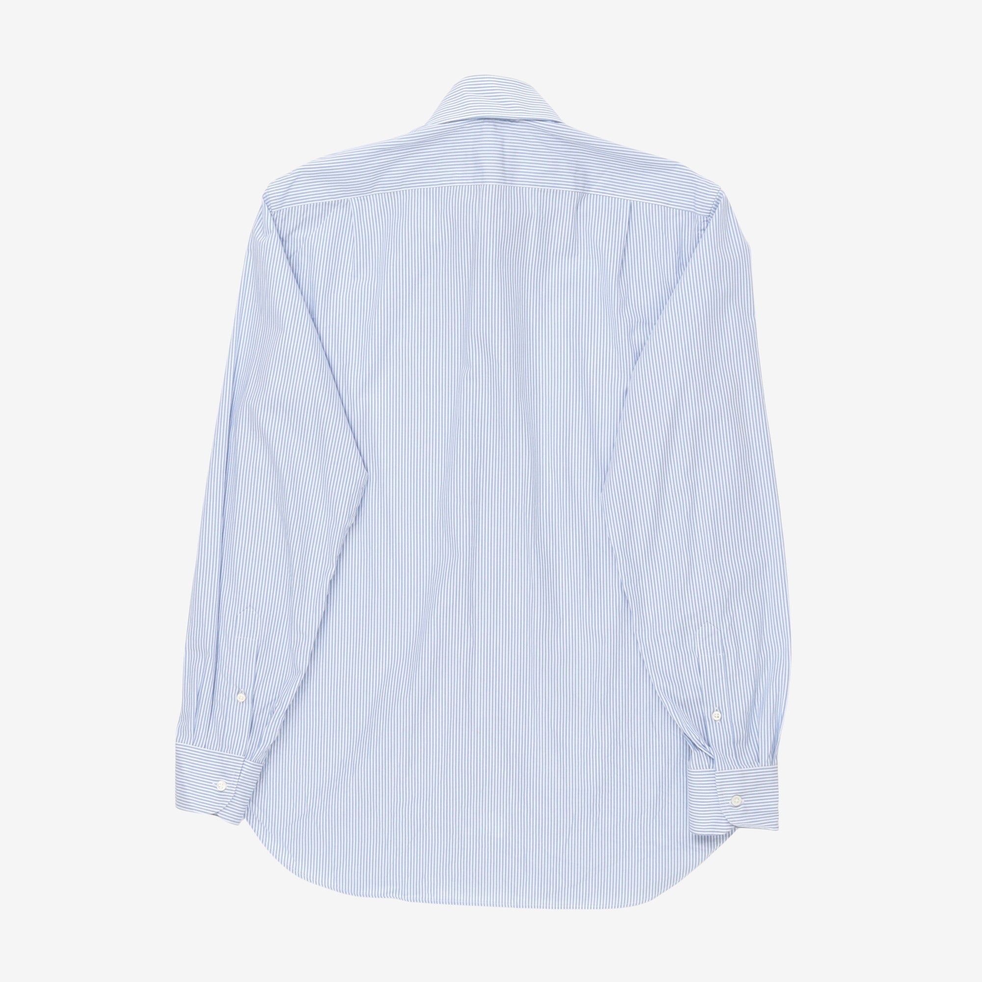 Spread Collar Stripe Shirt