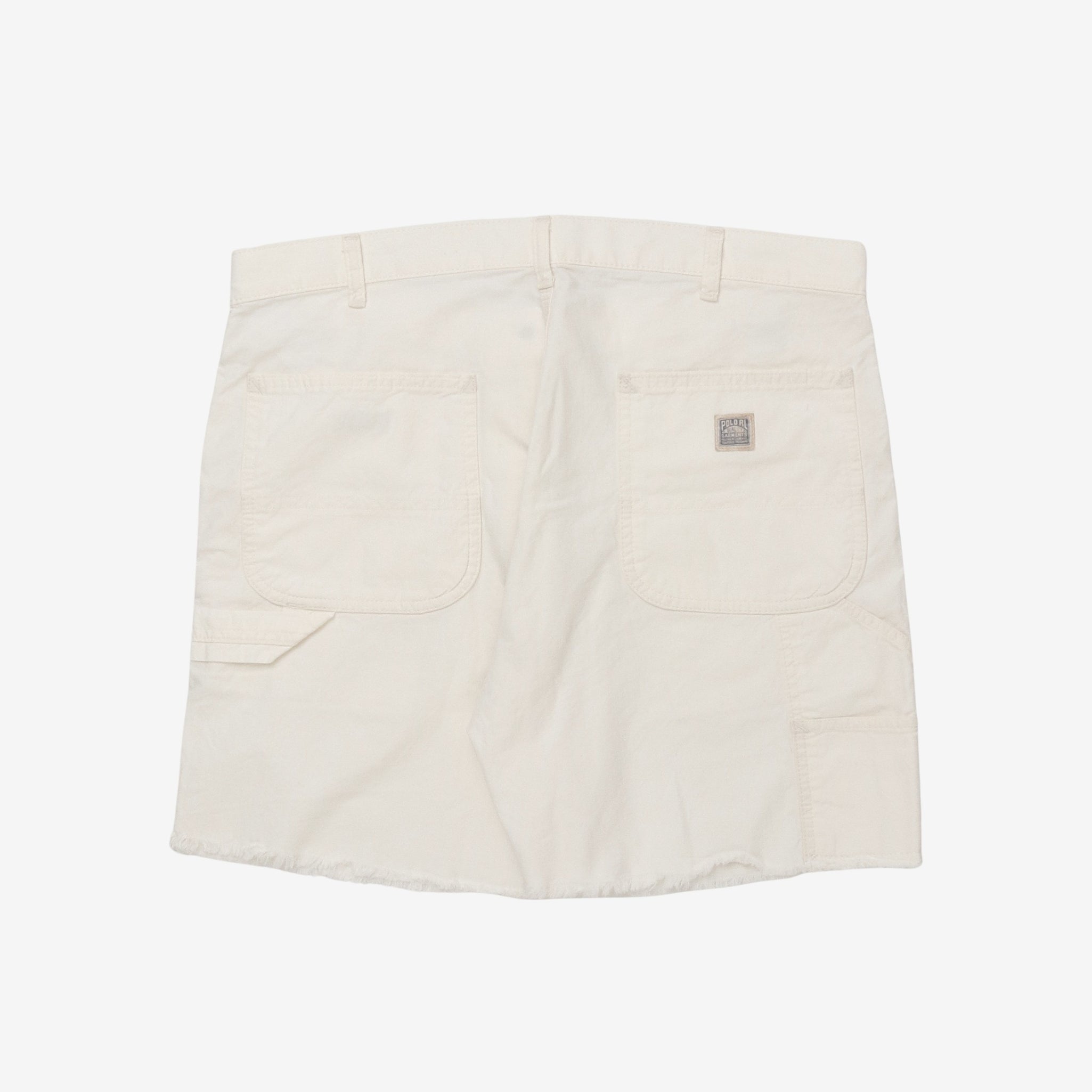 Distressed Garment Dyed Denim Shorts