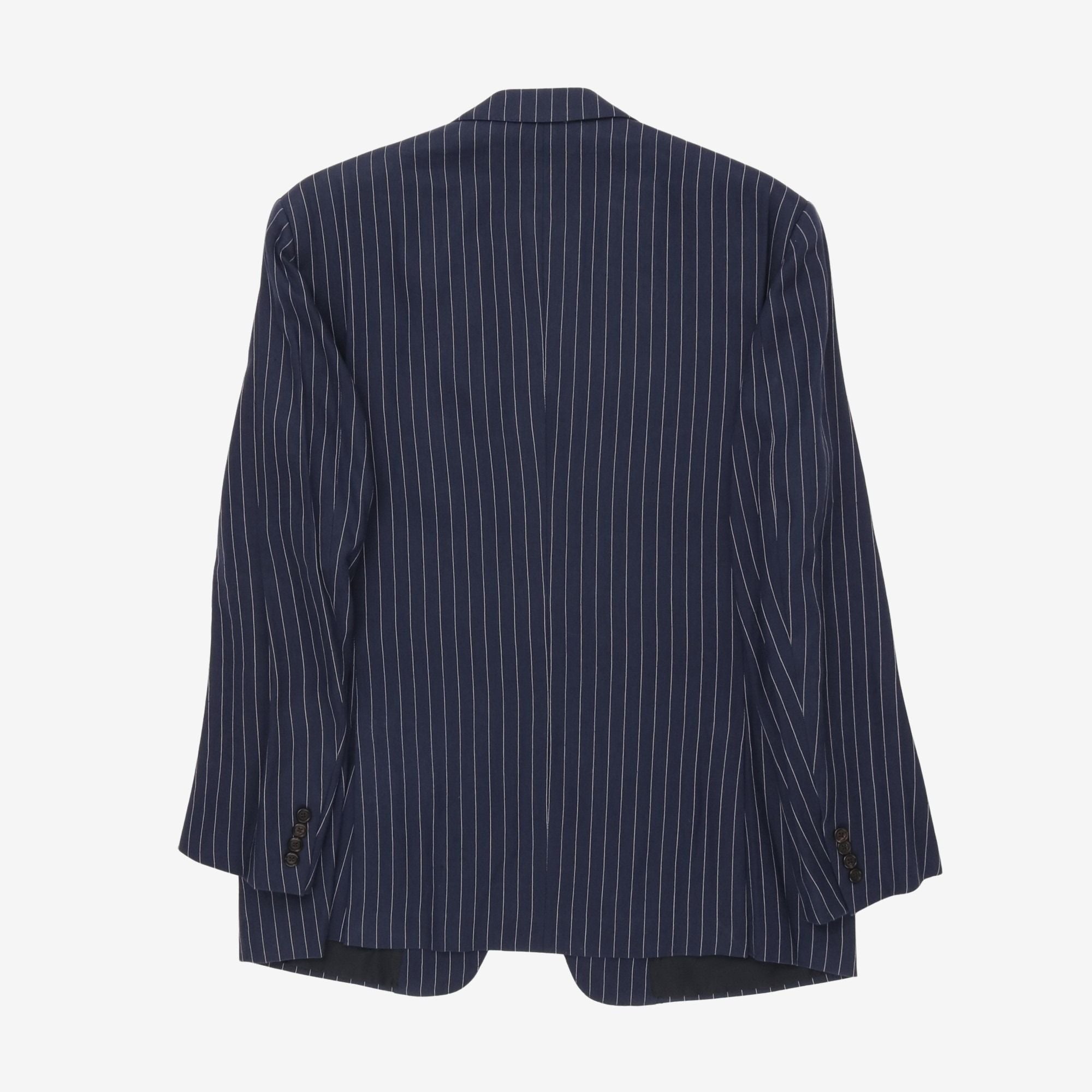 Purple Label Pinstripe Linen Suit